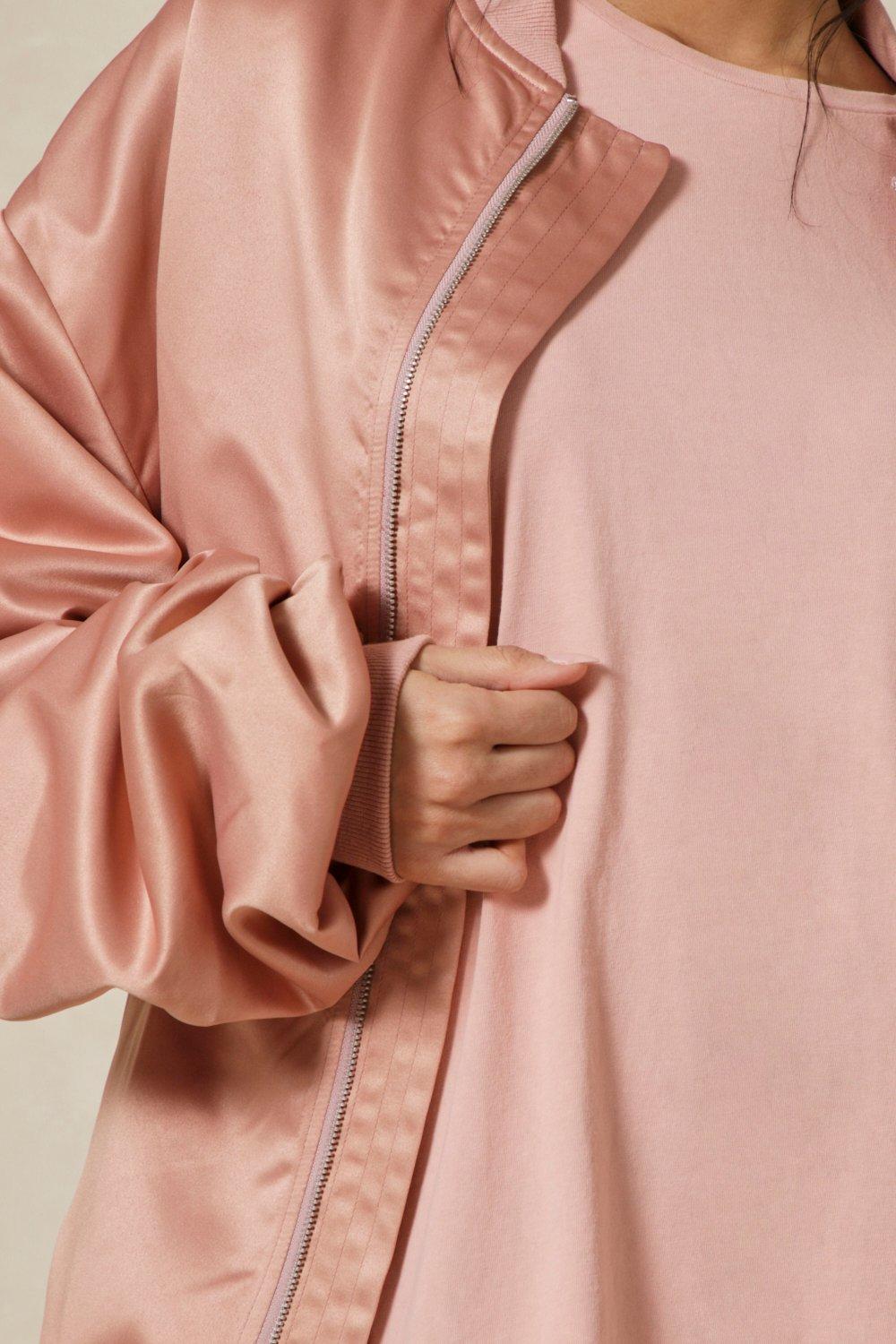 misspap satin bomber