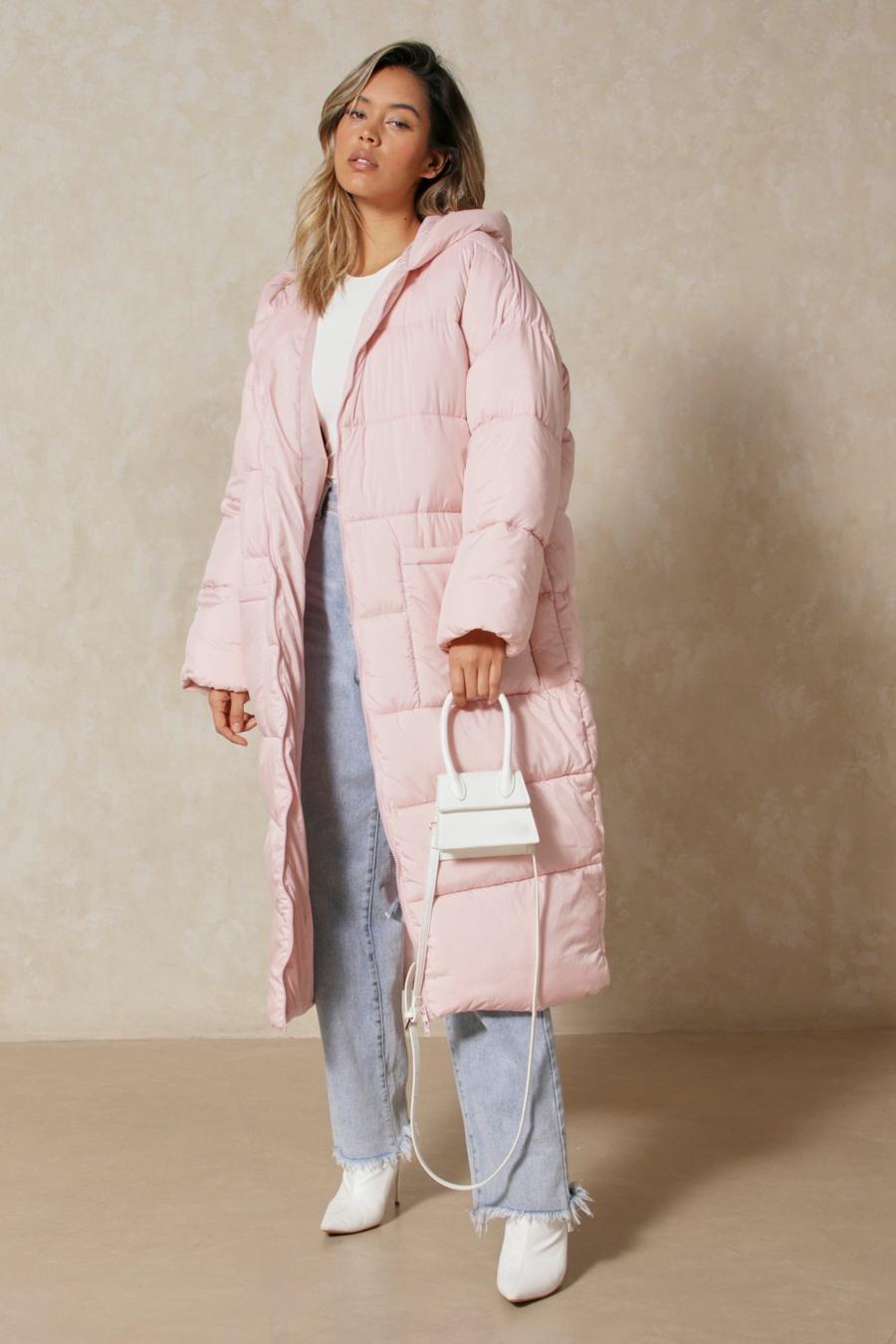 Blush Oversized Maxi Puffer Coat