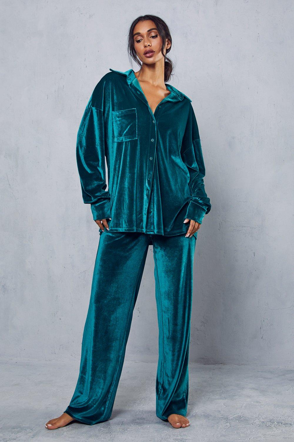 Luxe Velour Oversized Pyjama Set