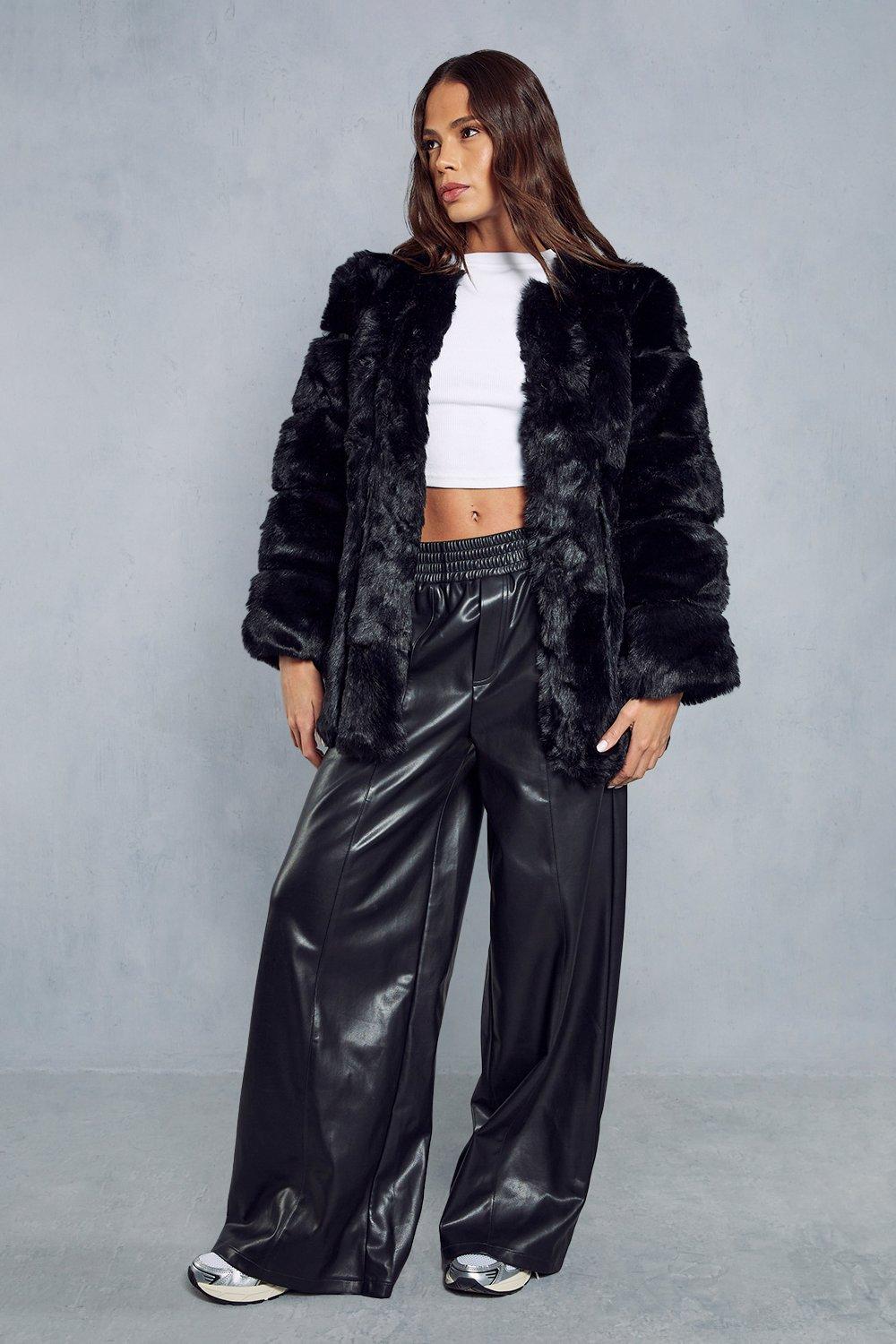 Boohoo fur outlet coat