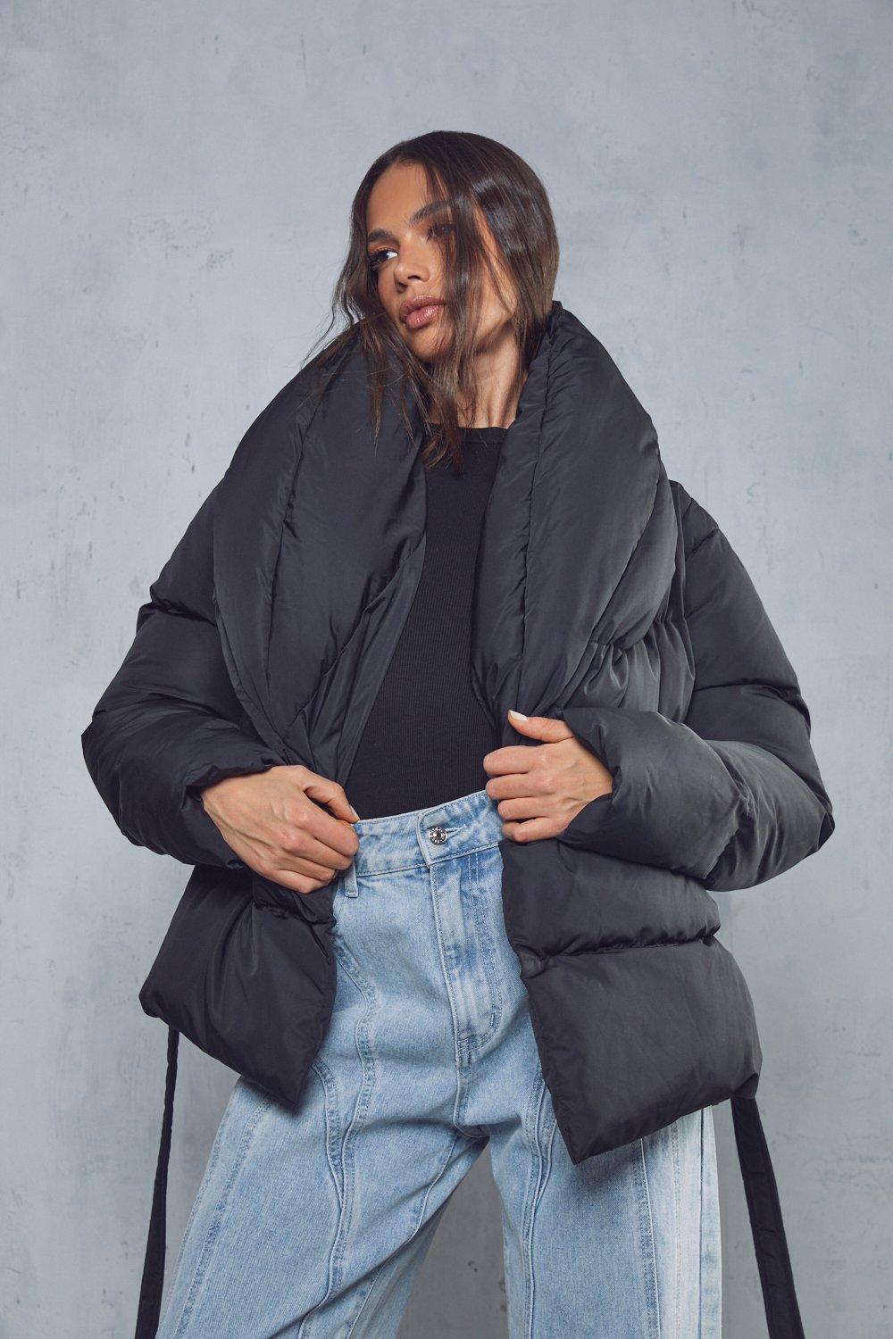 Boohoo duvet outlet coat