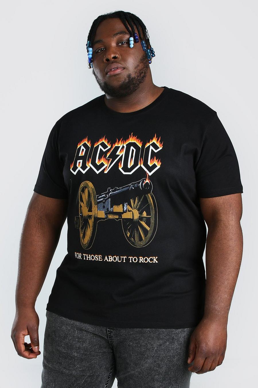 Black Plus Size Gelicenseerd ACDC T-Shirt image number 1