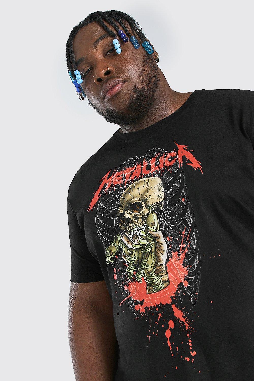 T shirt hot sale metallica uomo