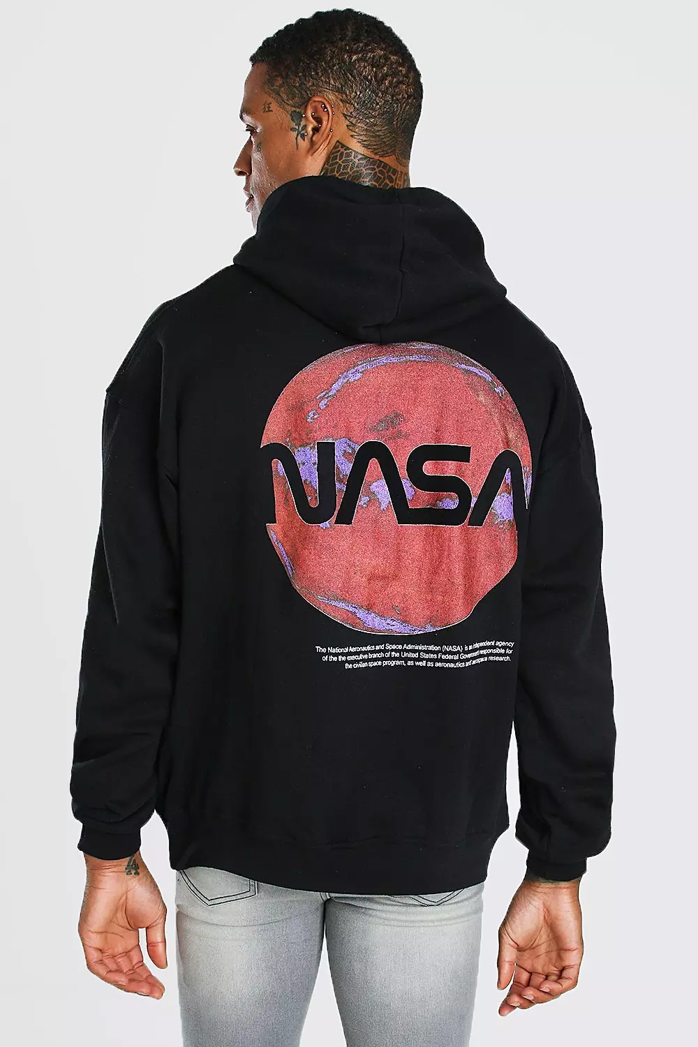 Oversized deals nasa sweatshirt