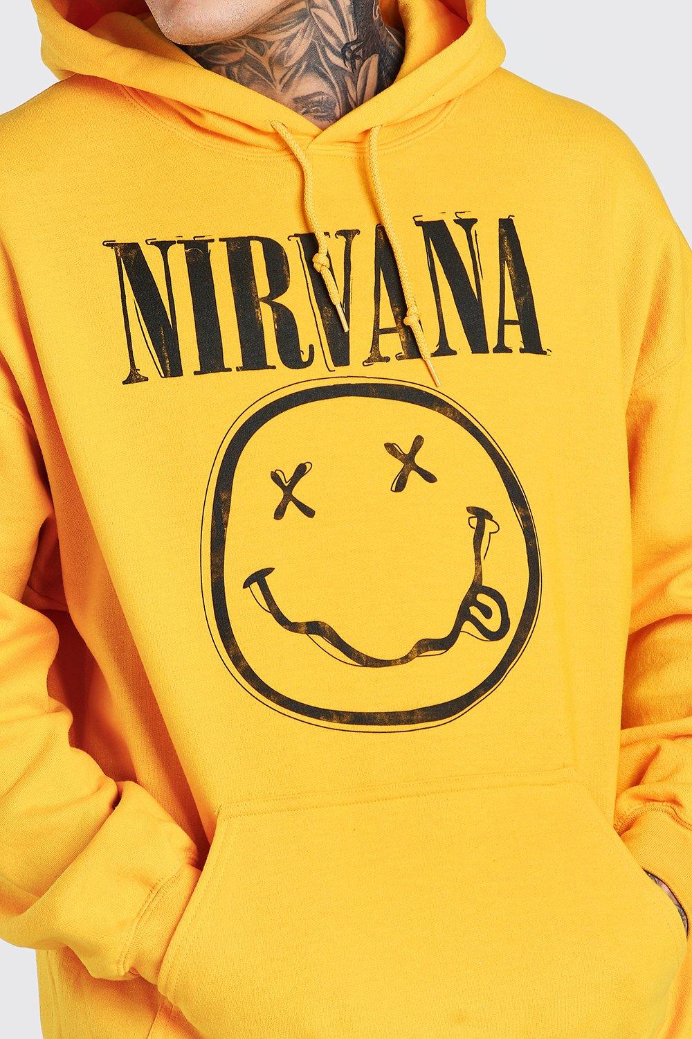 Yellow nirvana hoodie new arrivals