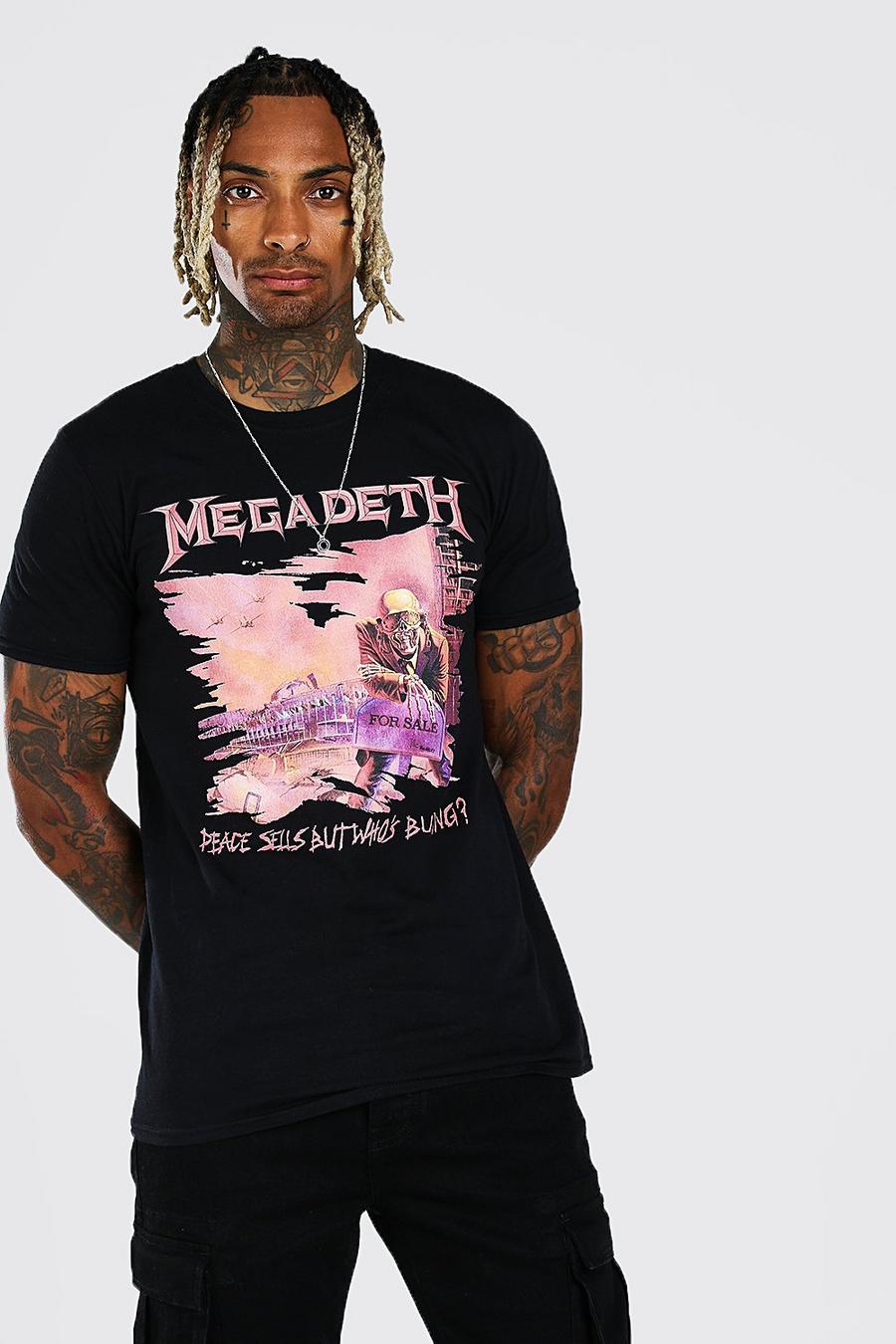 Black Gelicenseerd Megadeth T-Shirt image number 1