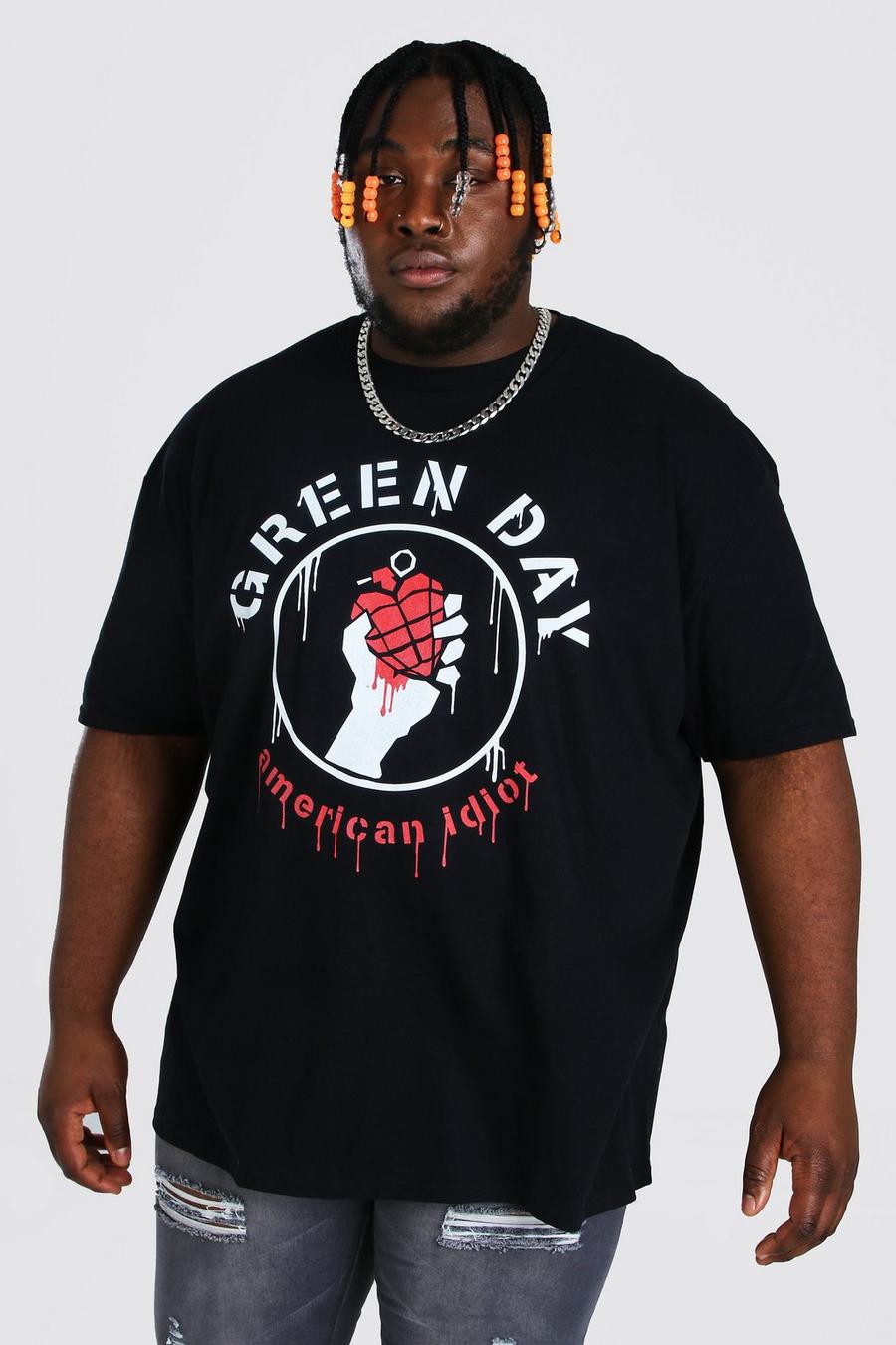 Black Plus Size Gelicenseerd Green Day T-Shirt image number 1