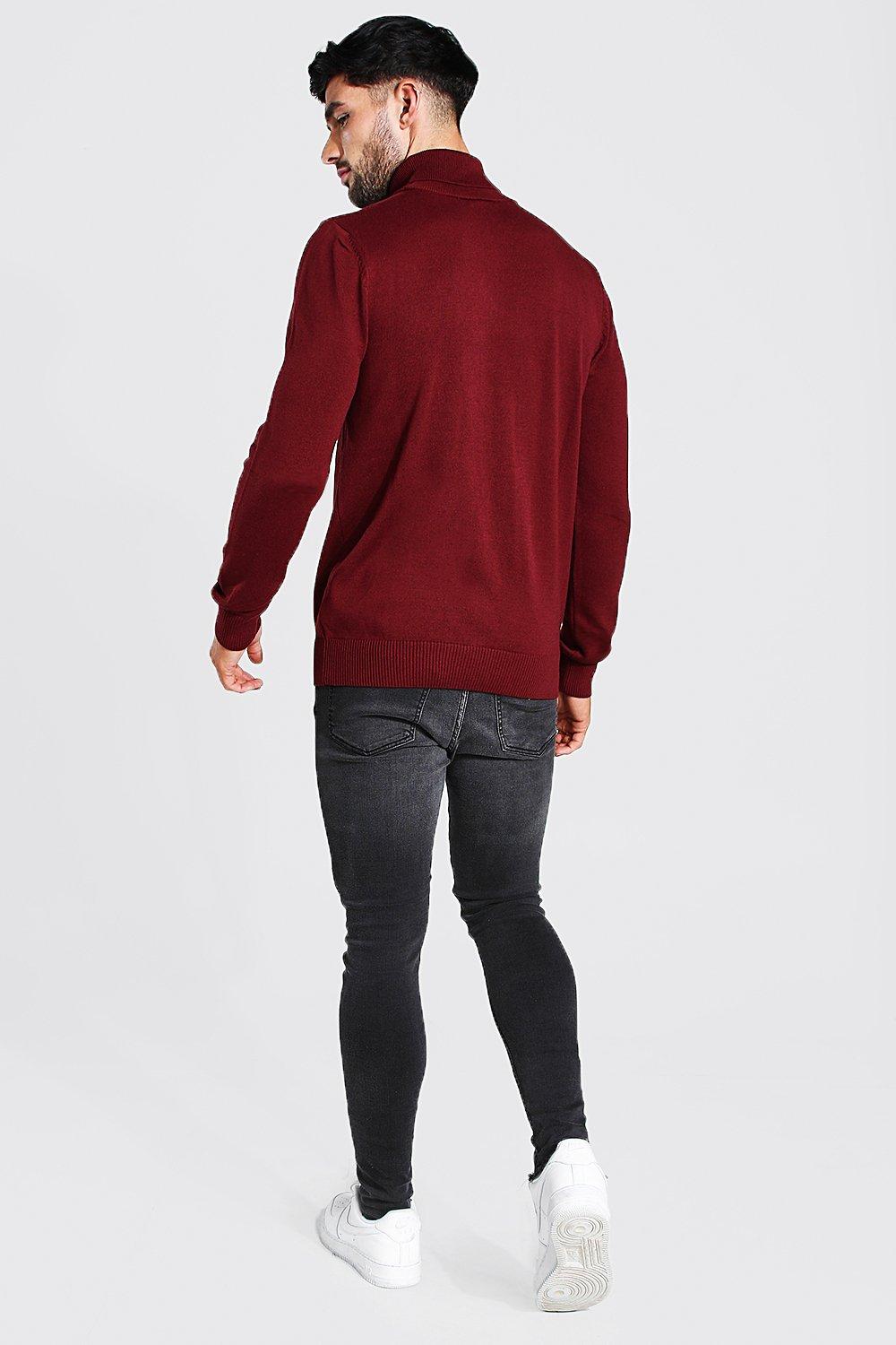 Dolcevita bordeaux uomo deals