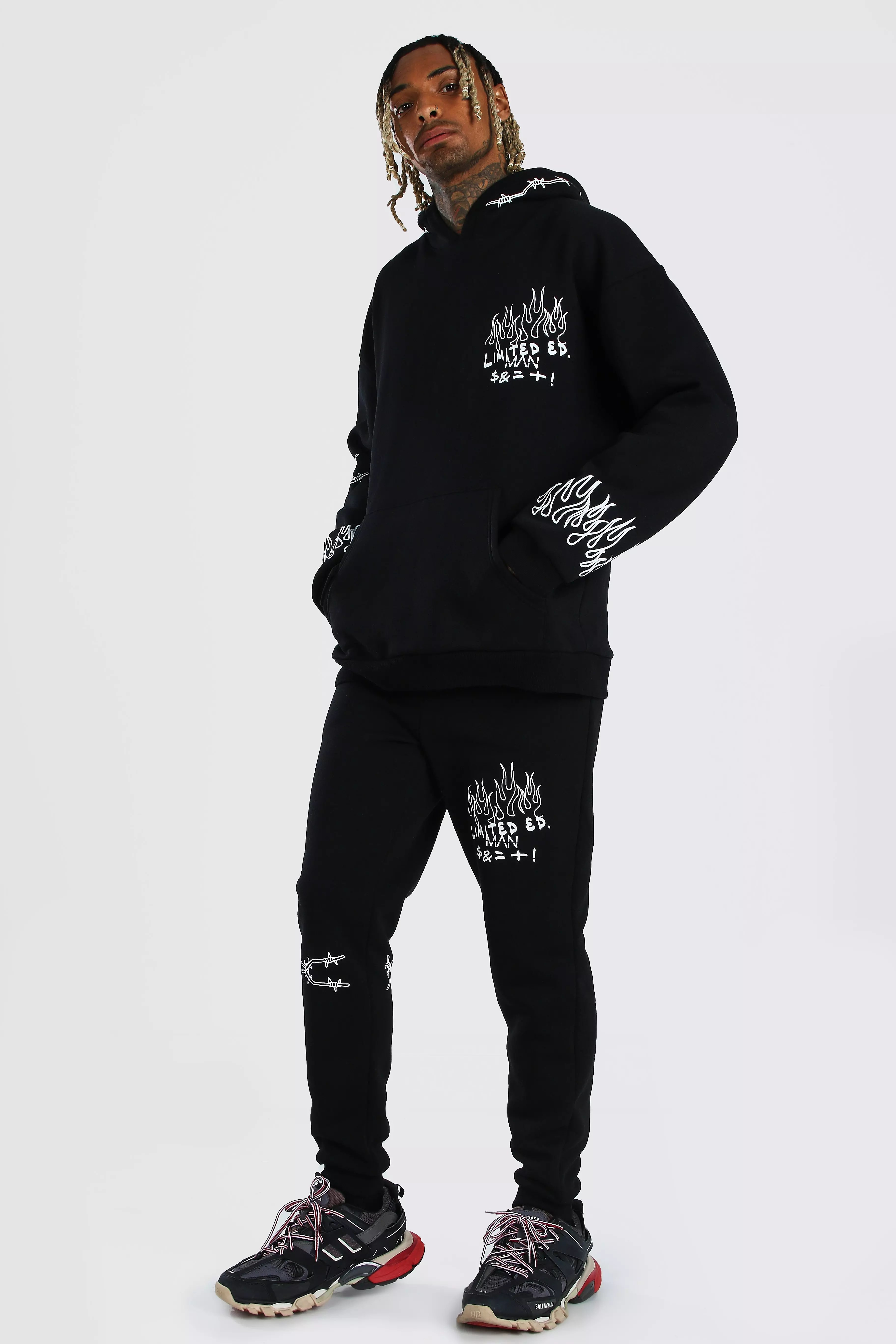 Nike flame sale tracksuit
