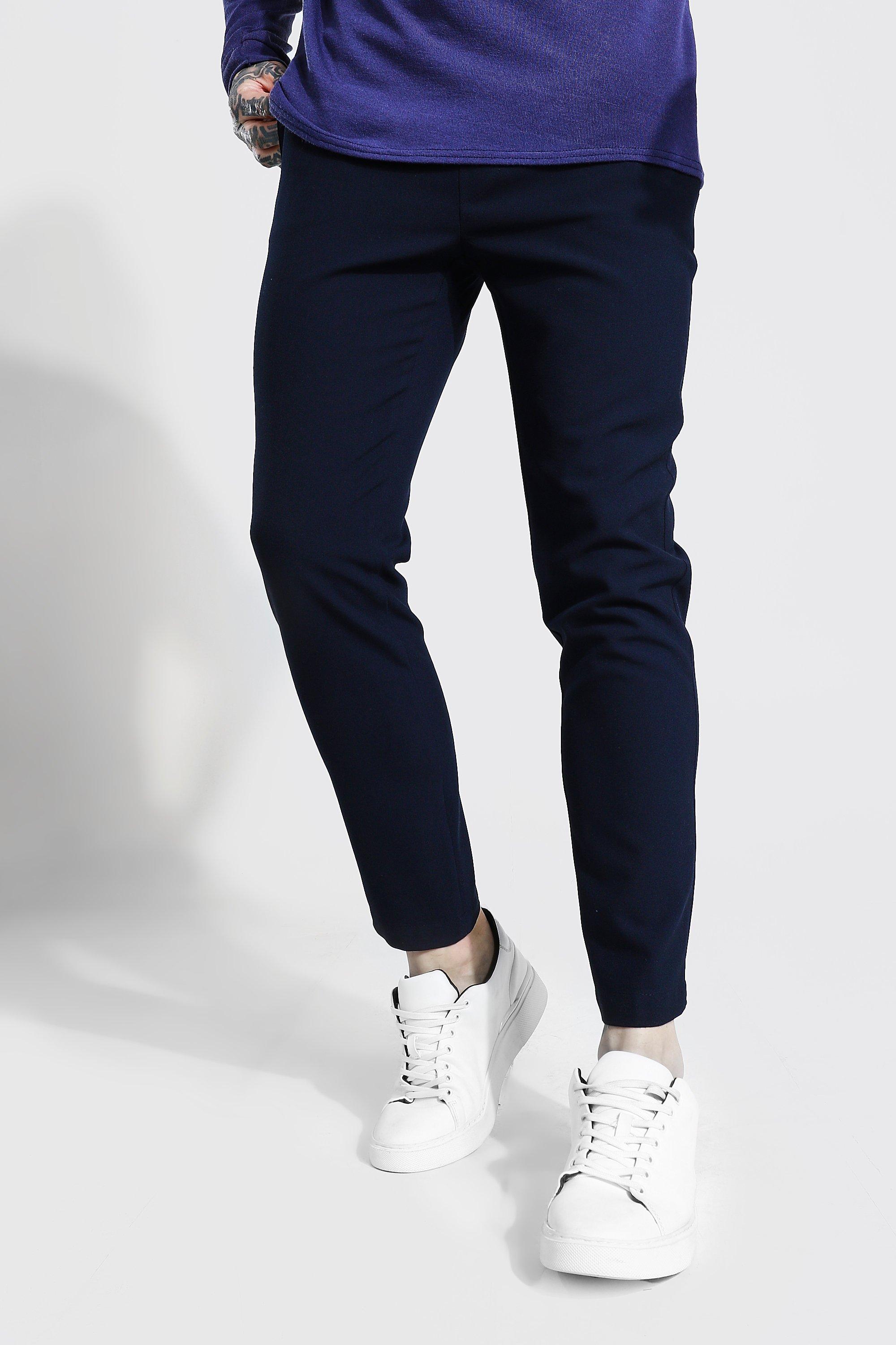 cropped jogger trousers