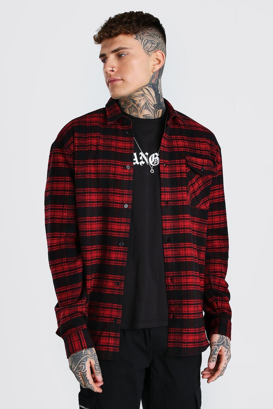 Oversized Heavy Weight Check Shirt image number 1