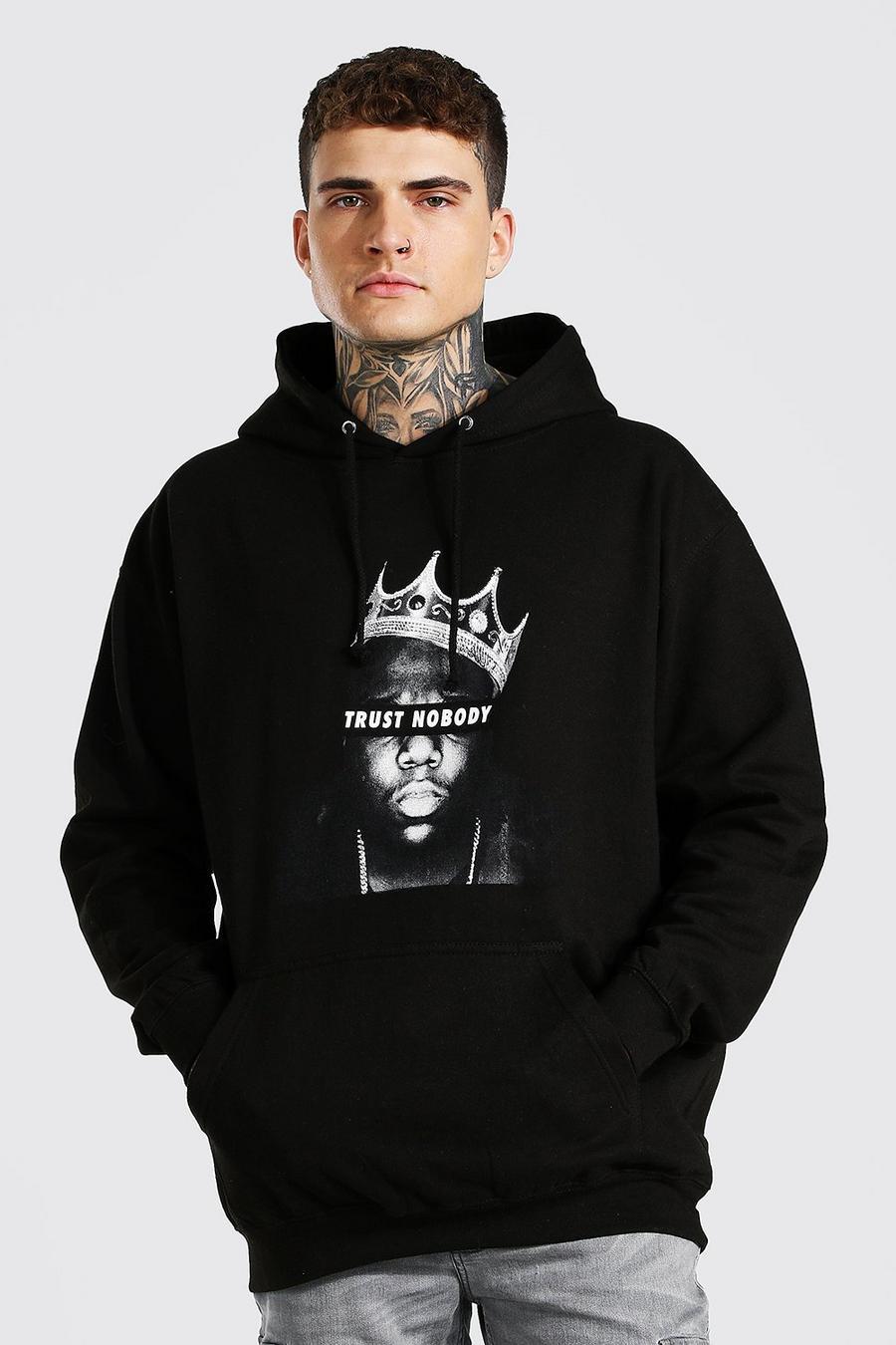 Black Biggie "Trust Nobody" Oversize hoodie image number 1