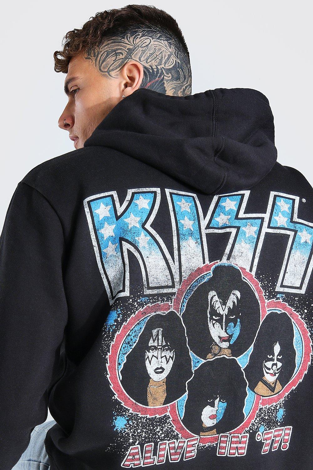 Kiss hoodies store for sale