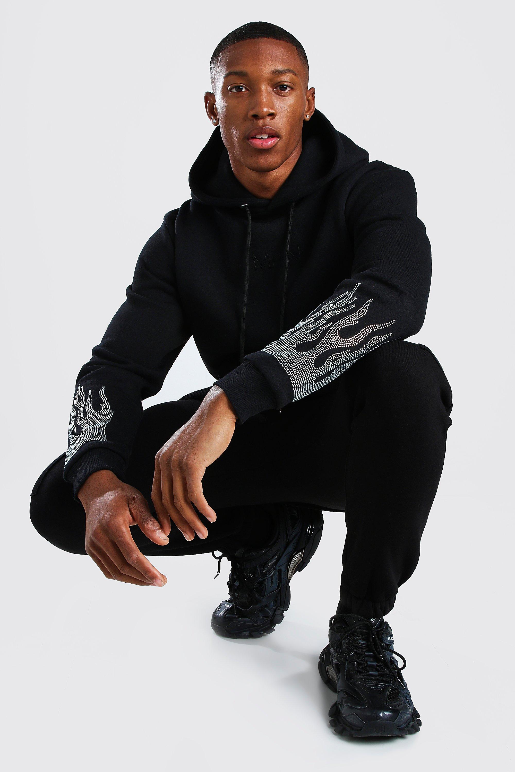 アマテラス　舞妓 casual tracksuit hoodie / black YAFA MIDNIGHT BLACK STITCHED HOODIE – RESPECT EXISTENCE