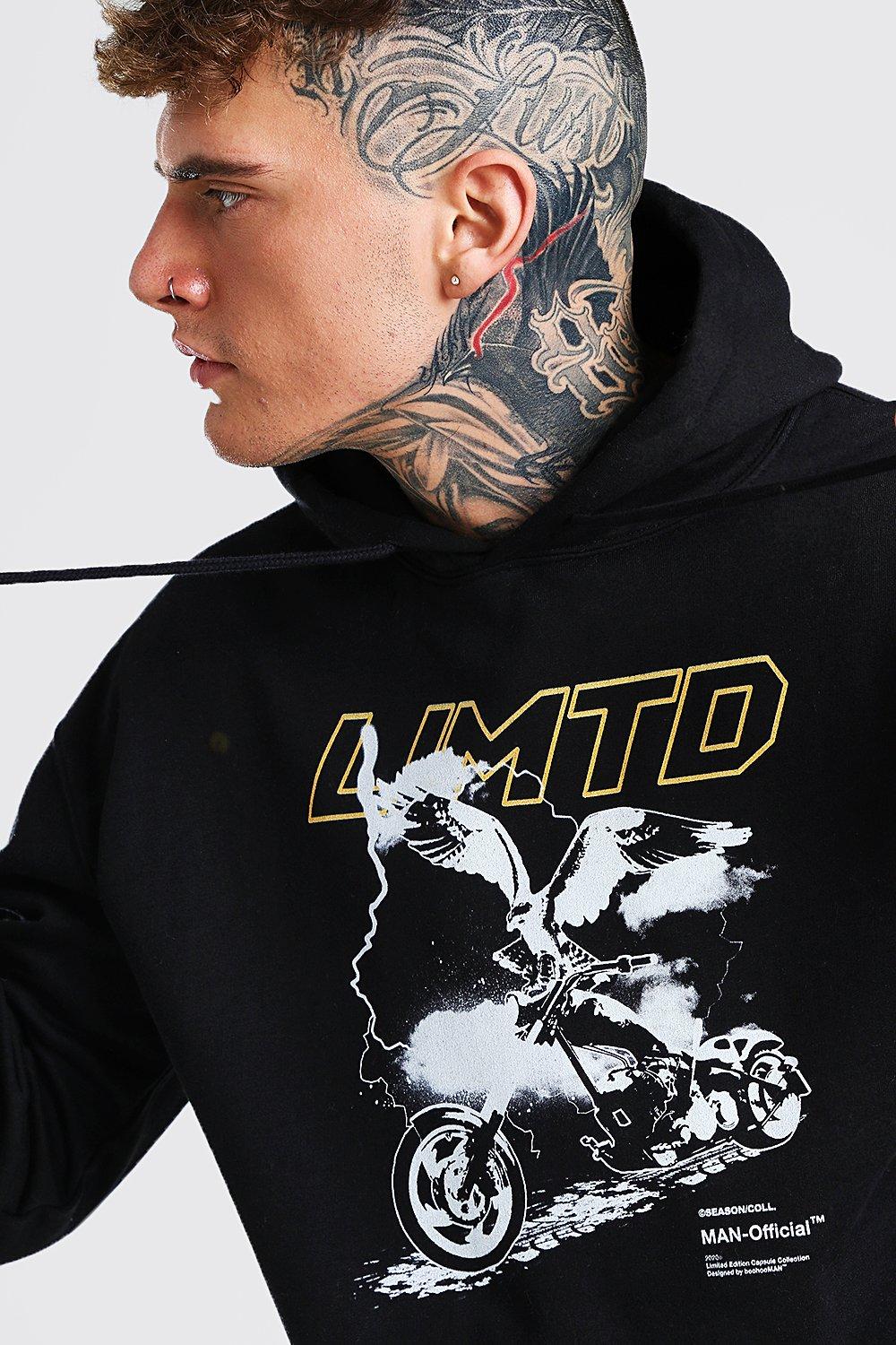 Motorbike hoodie clearance