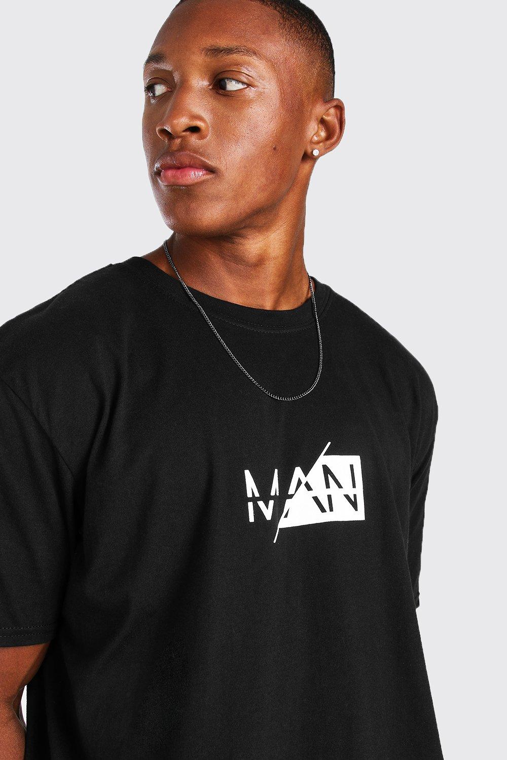 T Shirt Oversize Imprime Man Boohoo