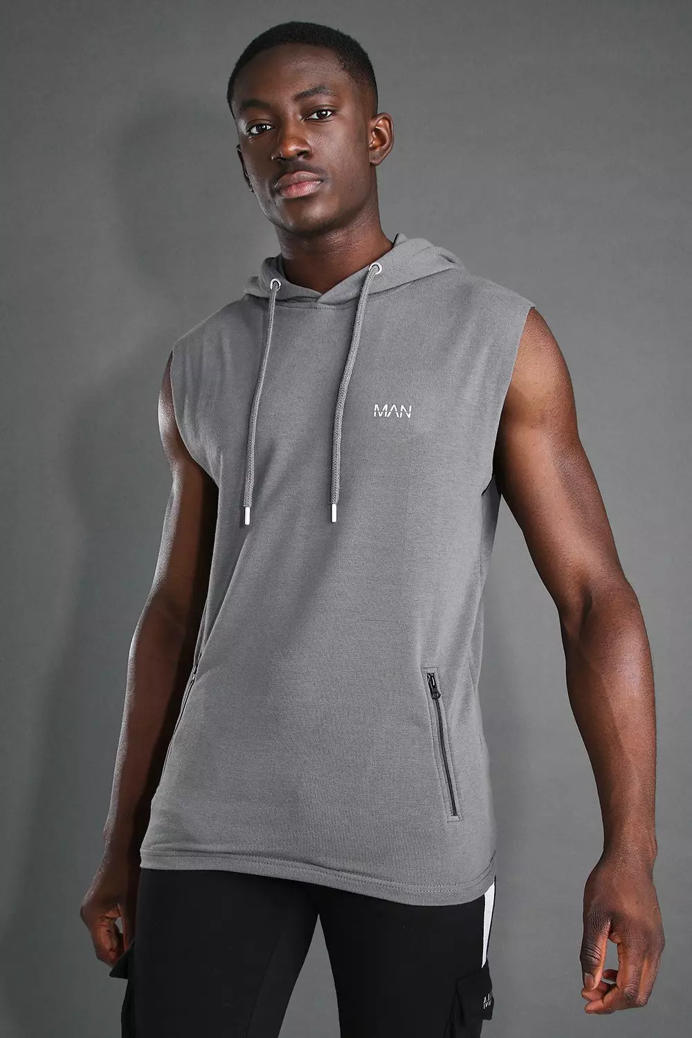 Sleeveless store hoodie xxxl