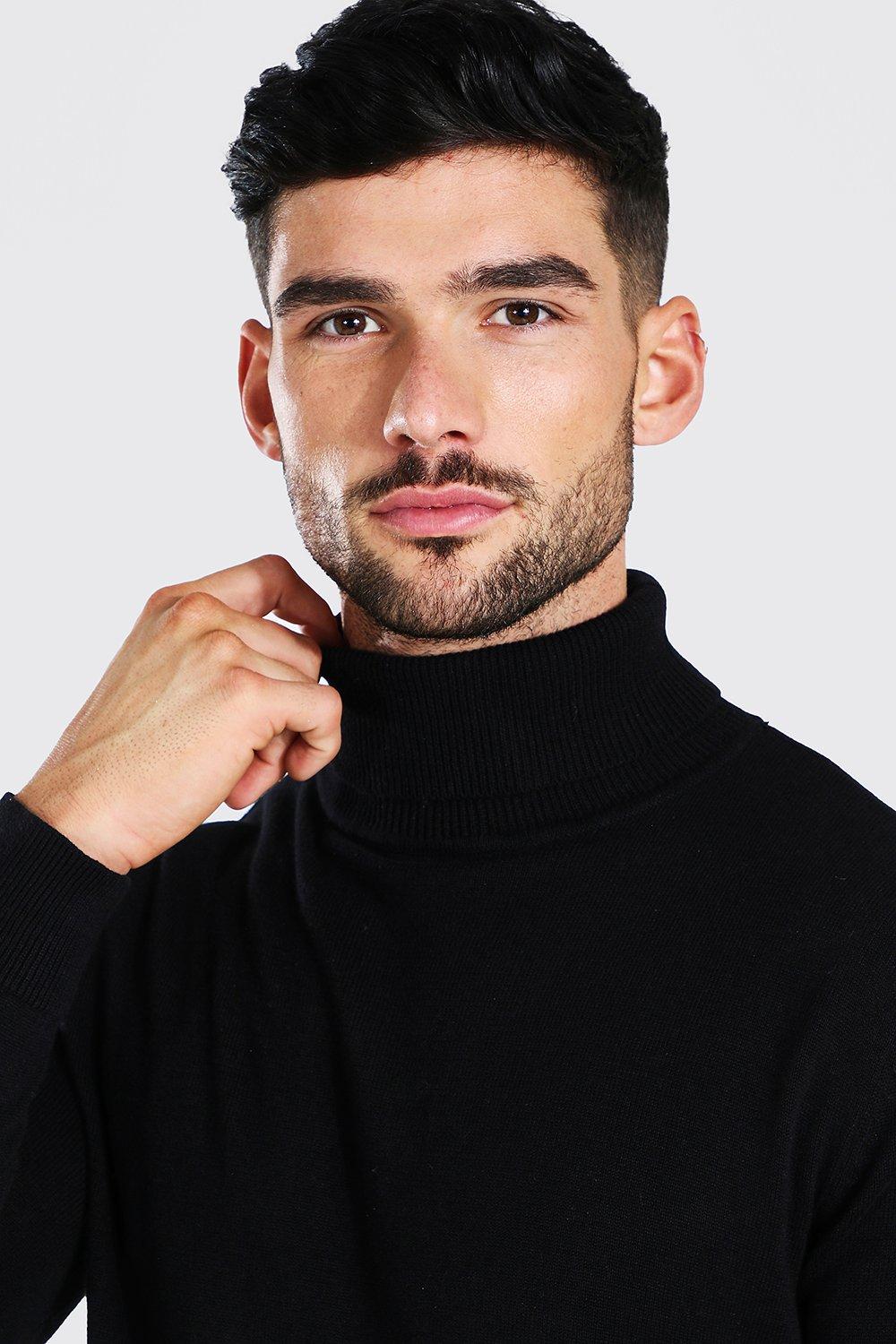 Muscle Fit Turtleneck Sweater