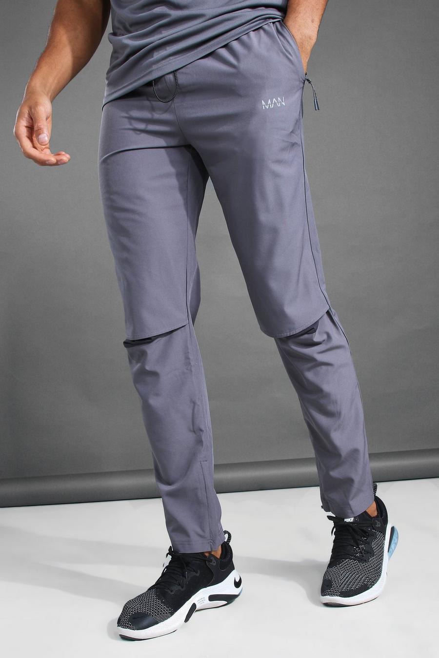 Charcoal grey MAN Active Tapered Fit Jogger image number 1