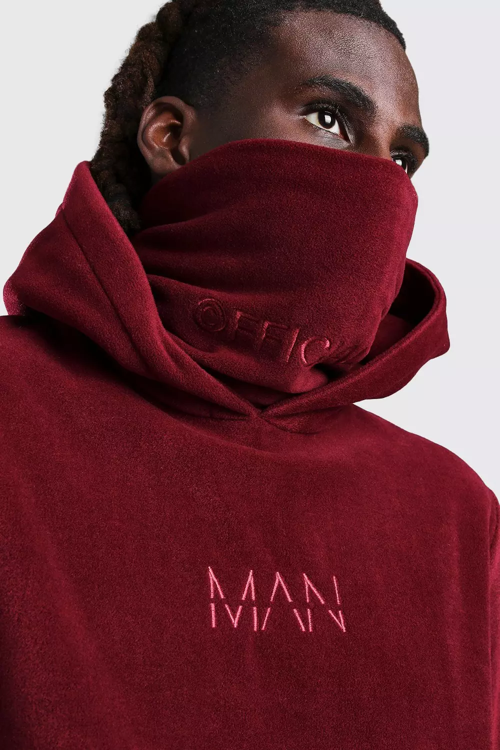 Burgundy snood clearance