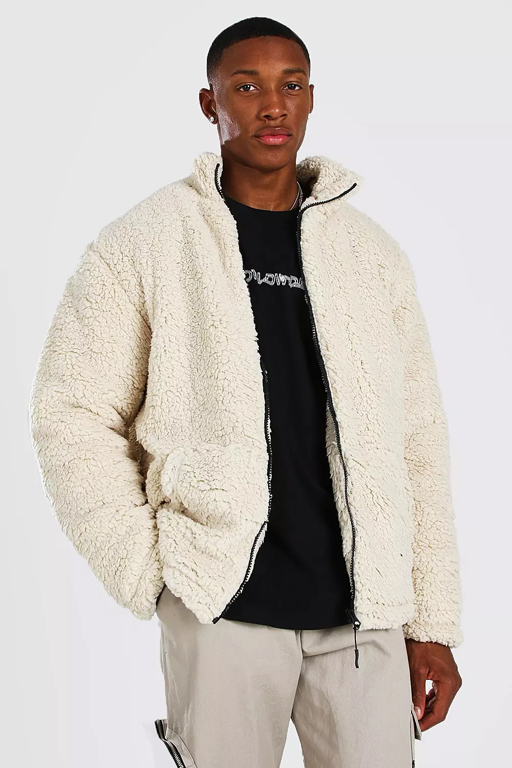 Sherpa best sale borg jacket