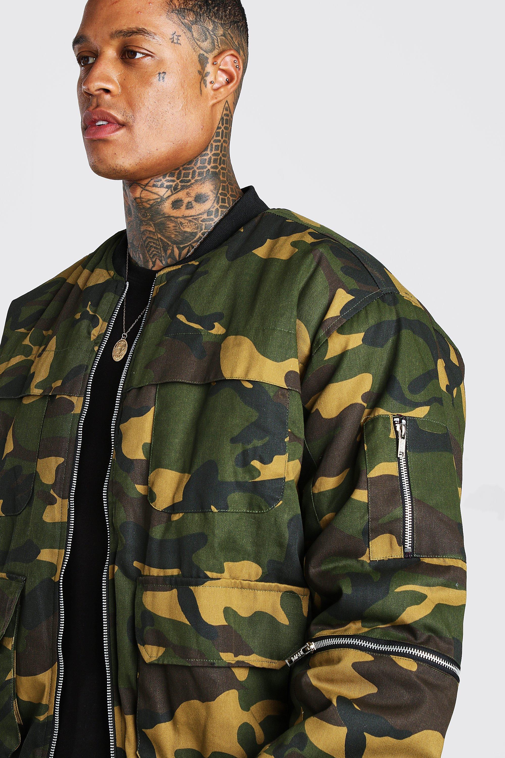 Superdry camo bomber on sale jacket