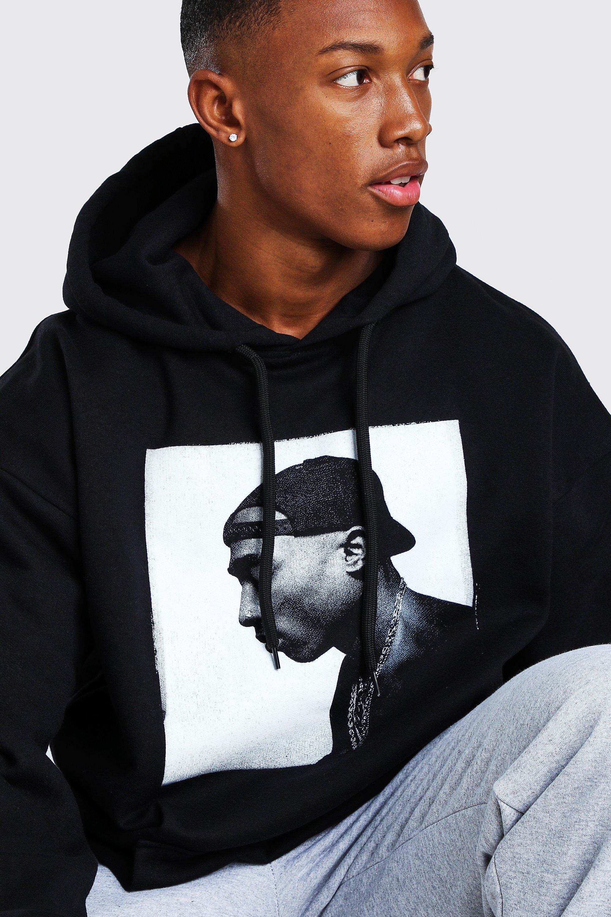 Oversized Tupac Photo License Hoodies