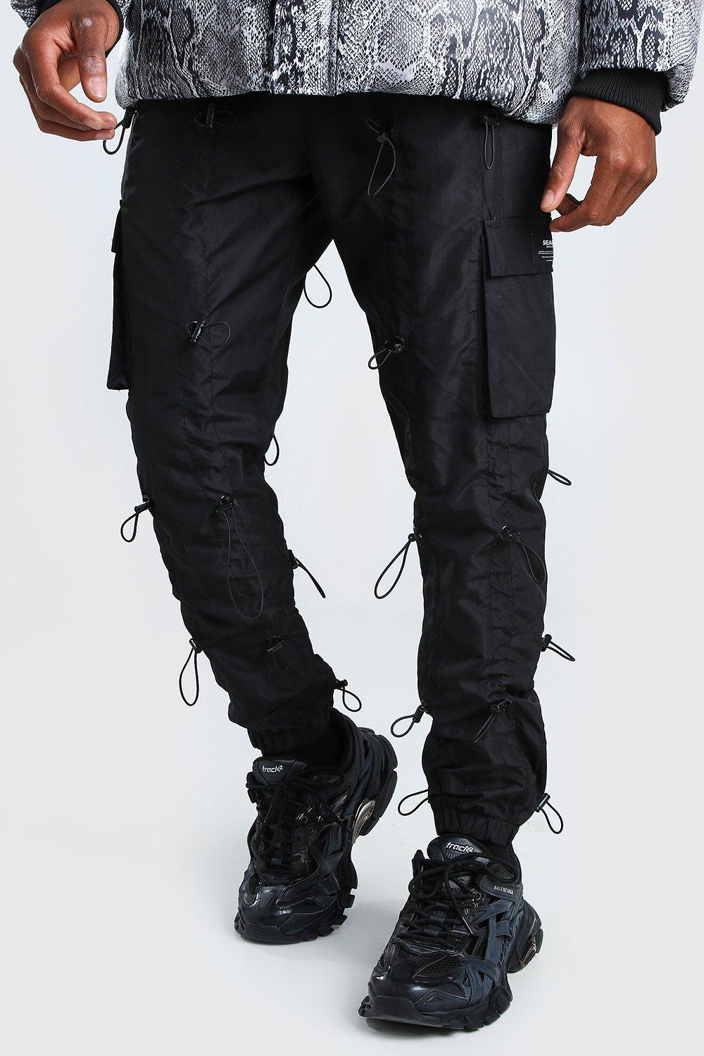 boohoo mens cargo trousers