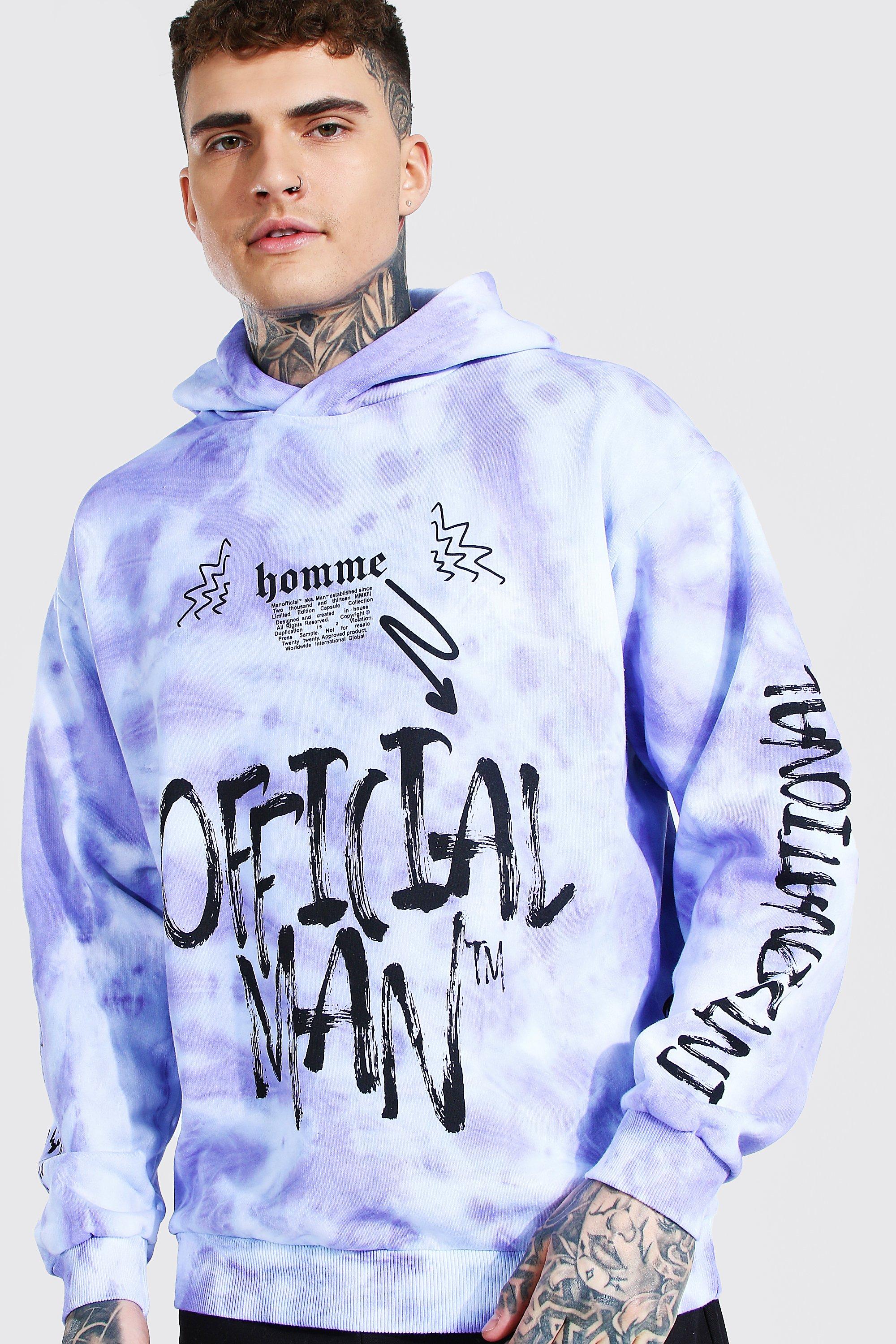 Boohoo tie dye online hoodie