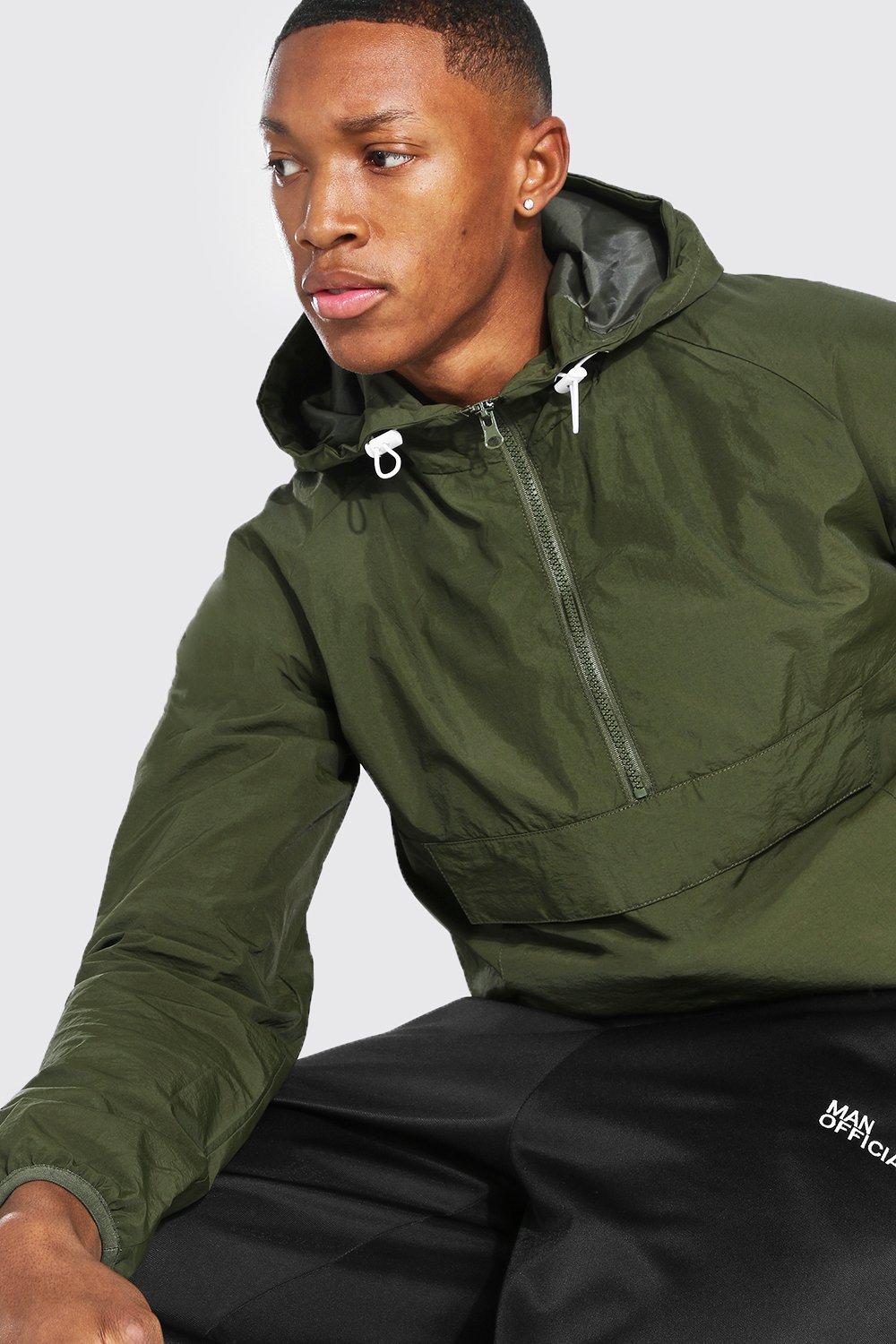 Impermeabili Kway Standard Nylon Cerniera Lunga Camo-Verde