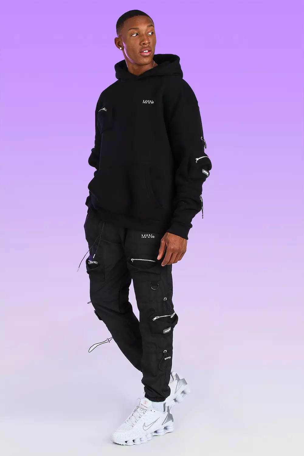 Boohoo mens tracksuit discount bottoms