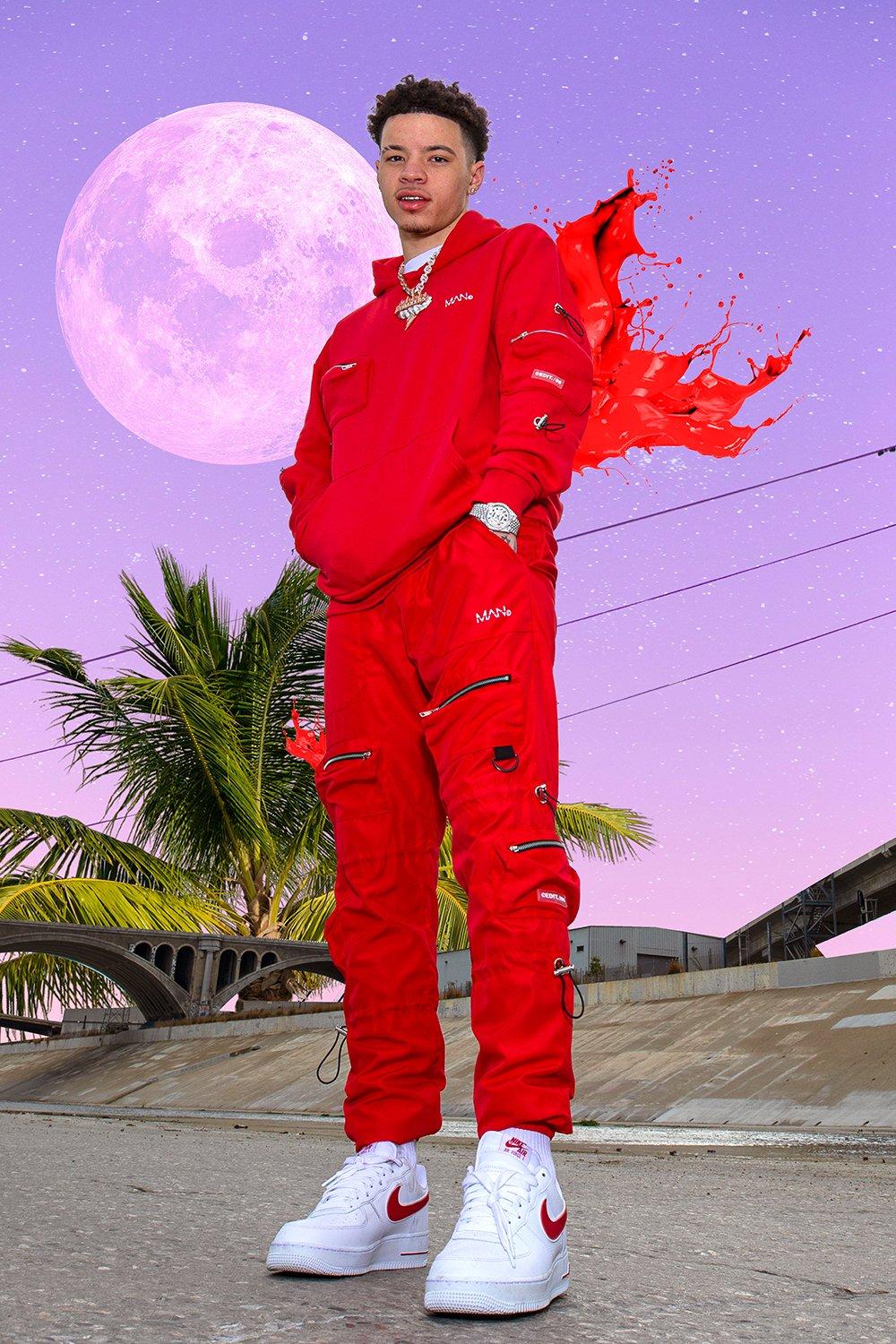 boohoo man cargo joggers