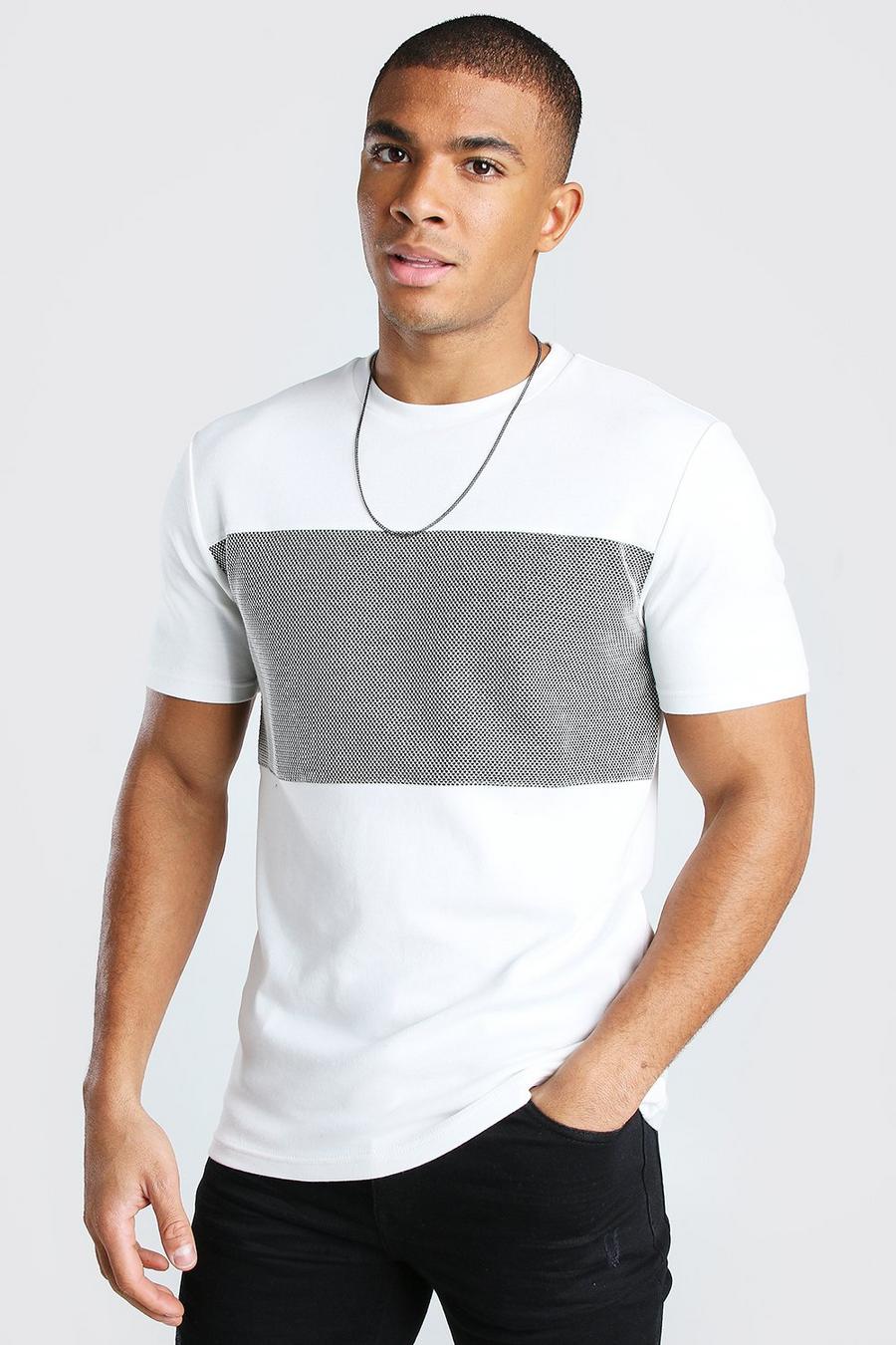 Jacquard T-Shirt, White image number 1