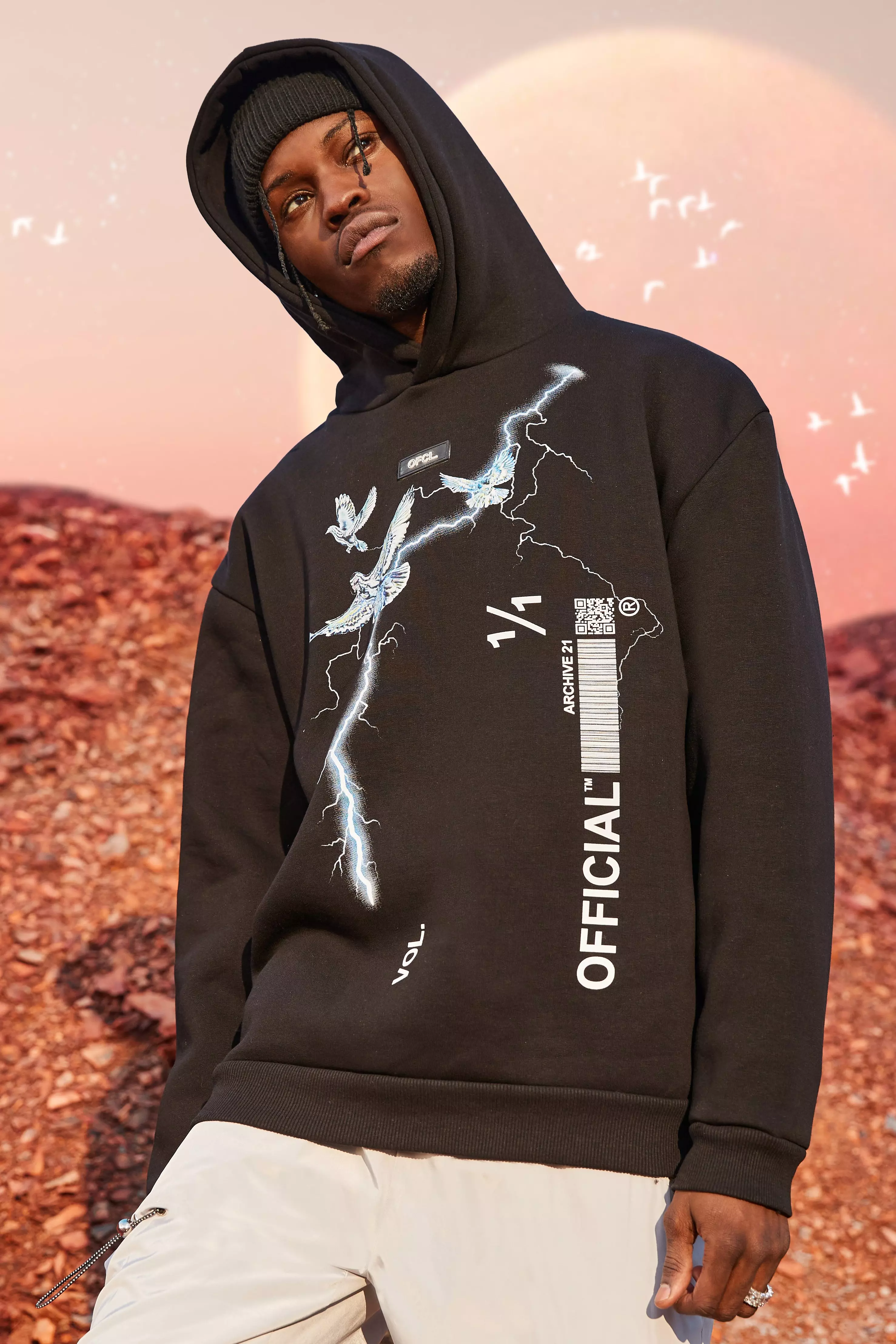 Lighting hoodie store