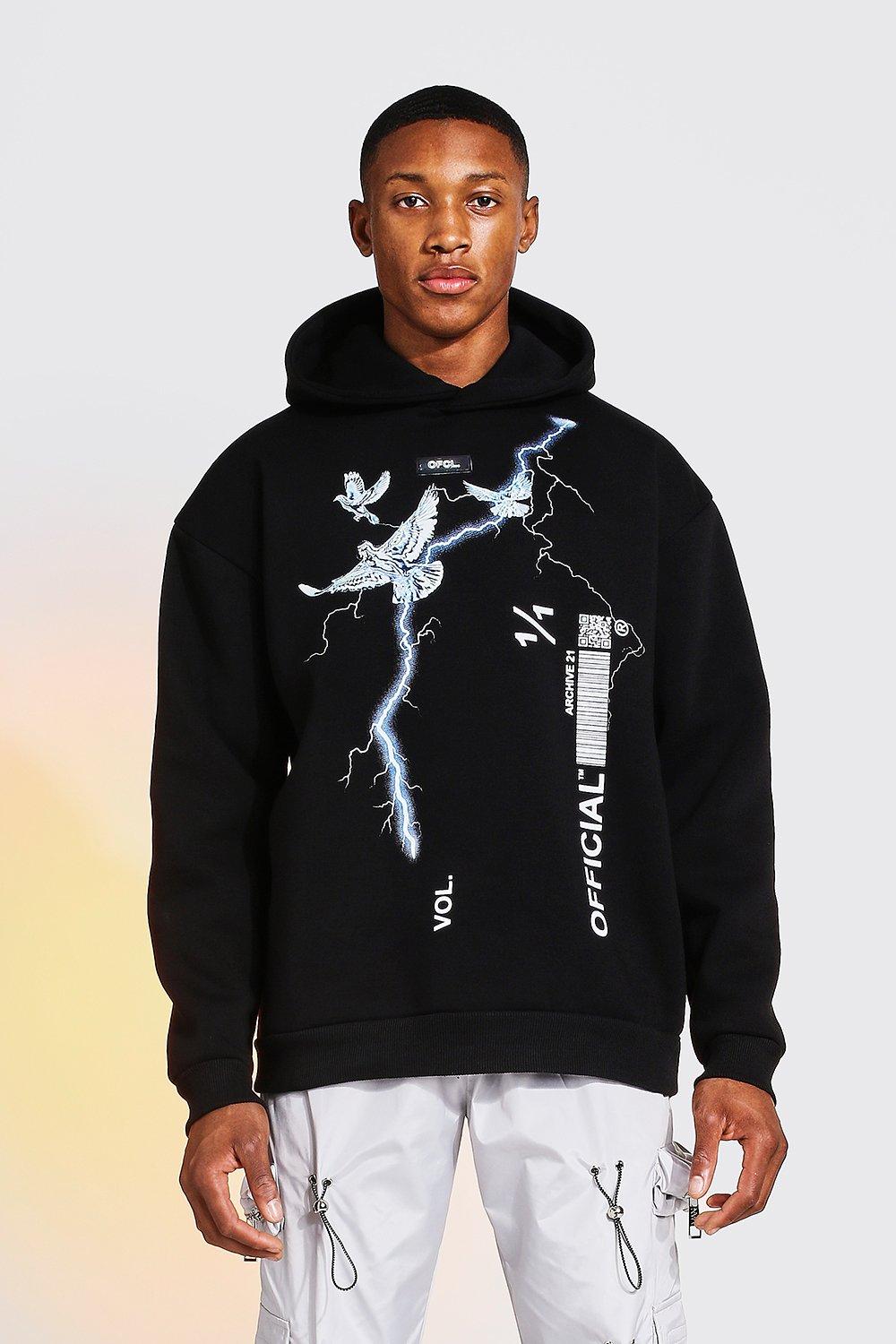 Lightning Graphic Hoodie