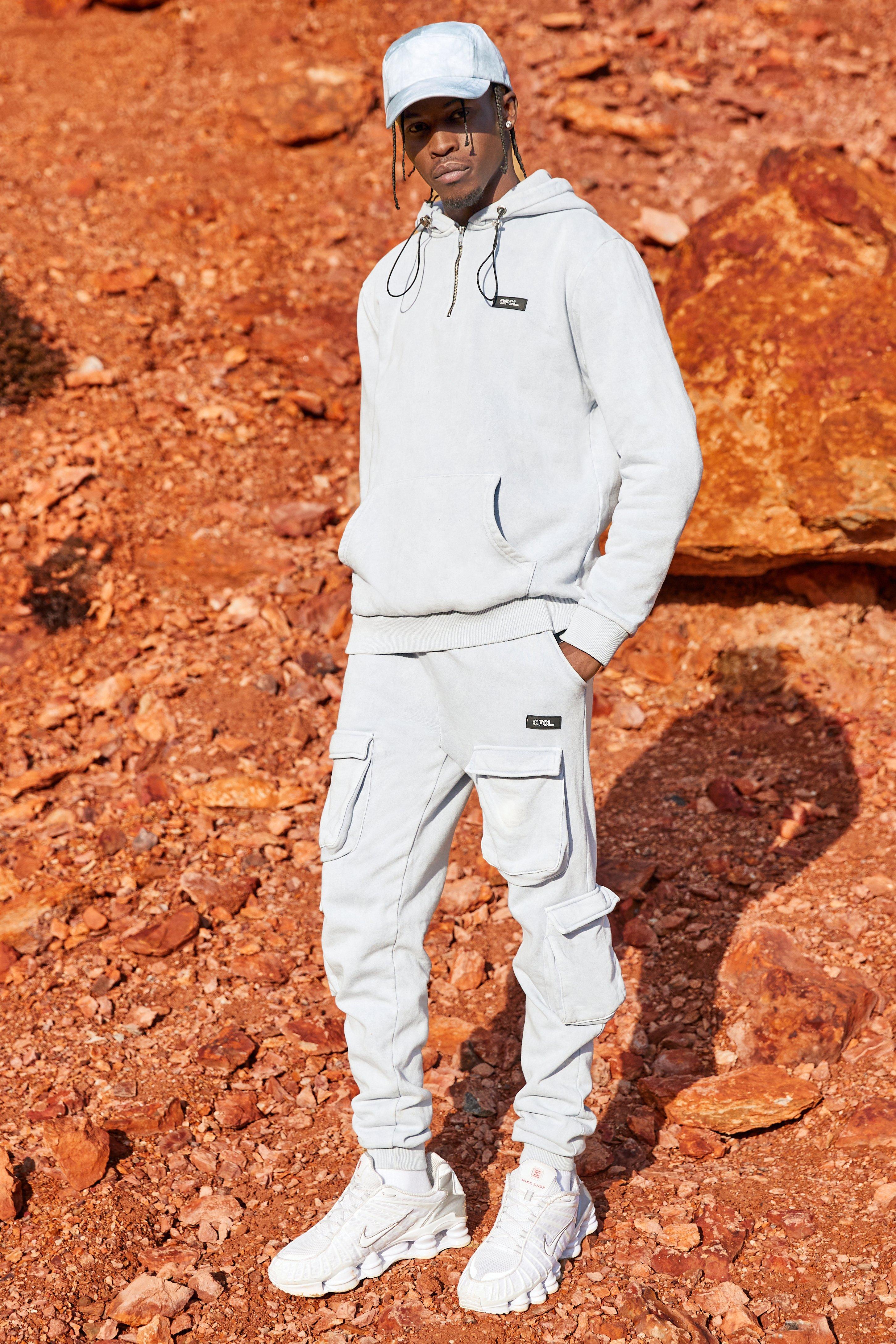 acid wash grey tracksuit