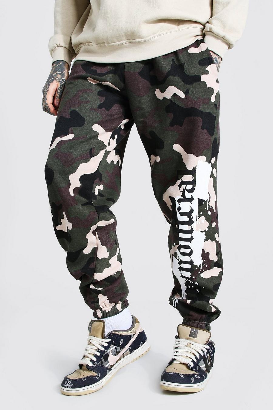 Loose Fit Camo Joggers image number 1