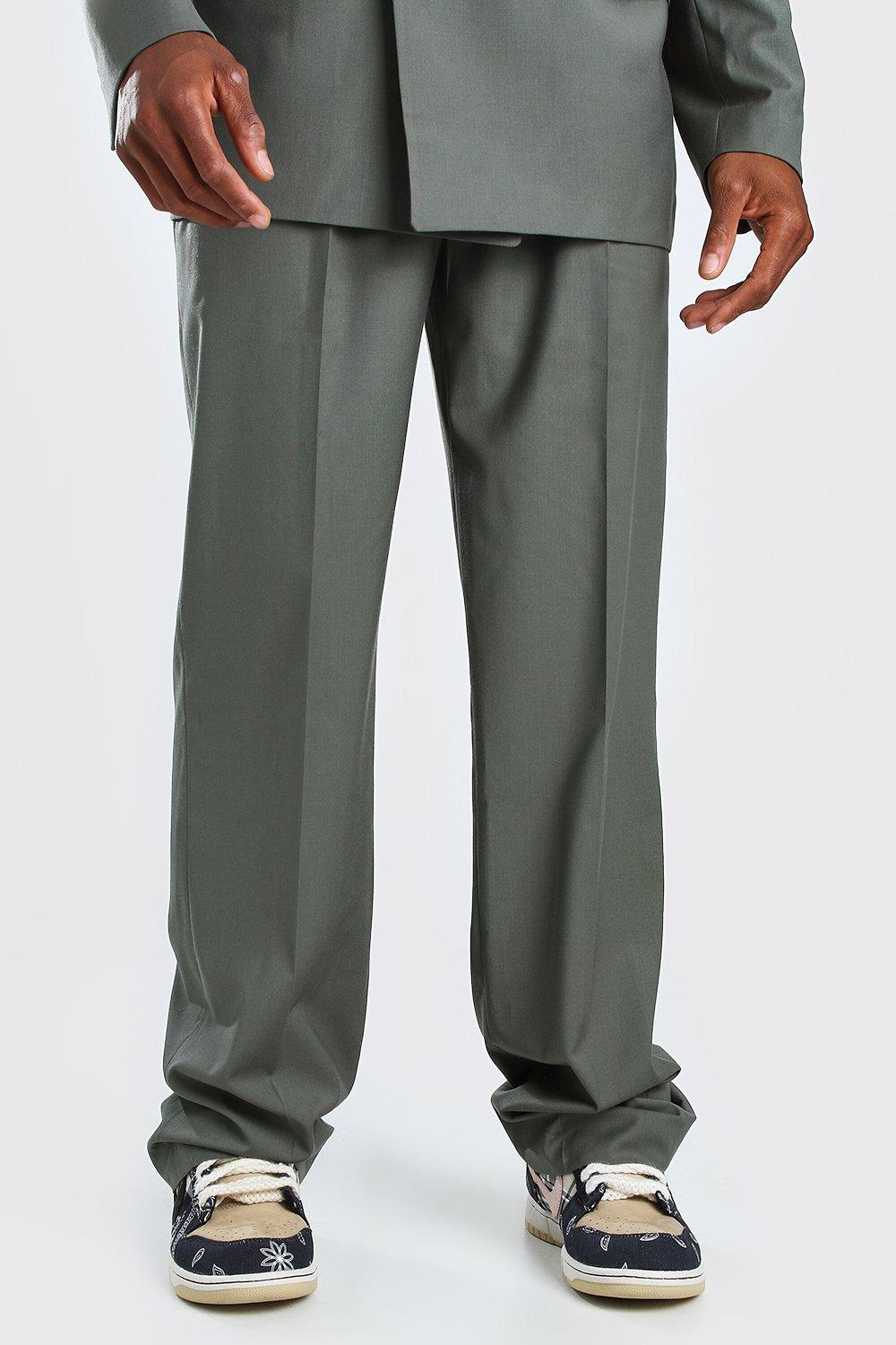 relaxed suit trousers