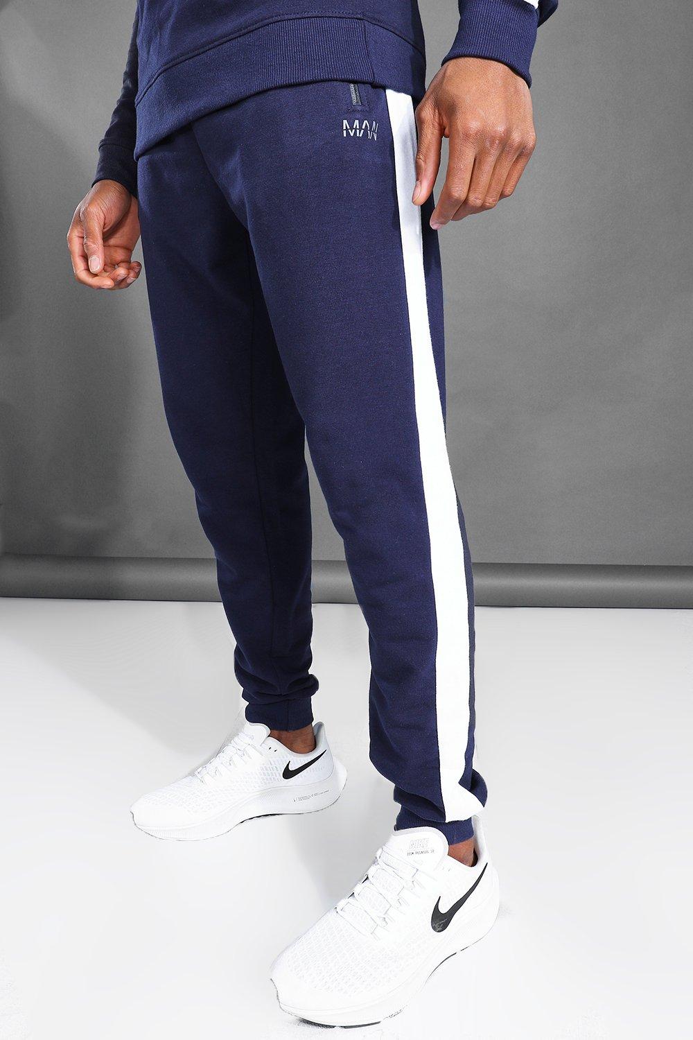 nike side stripe joggers