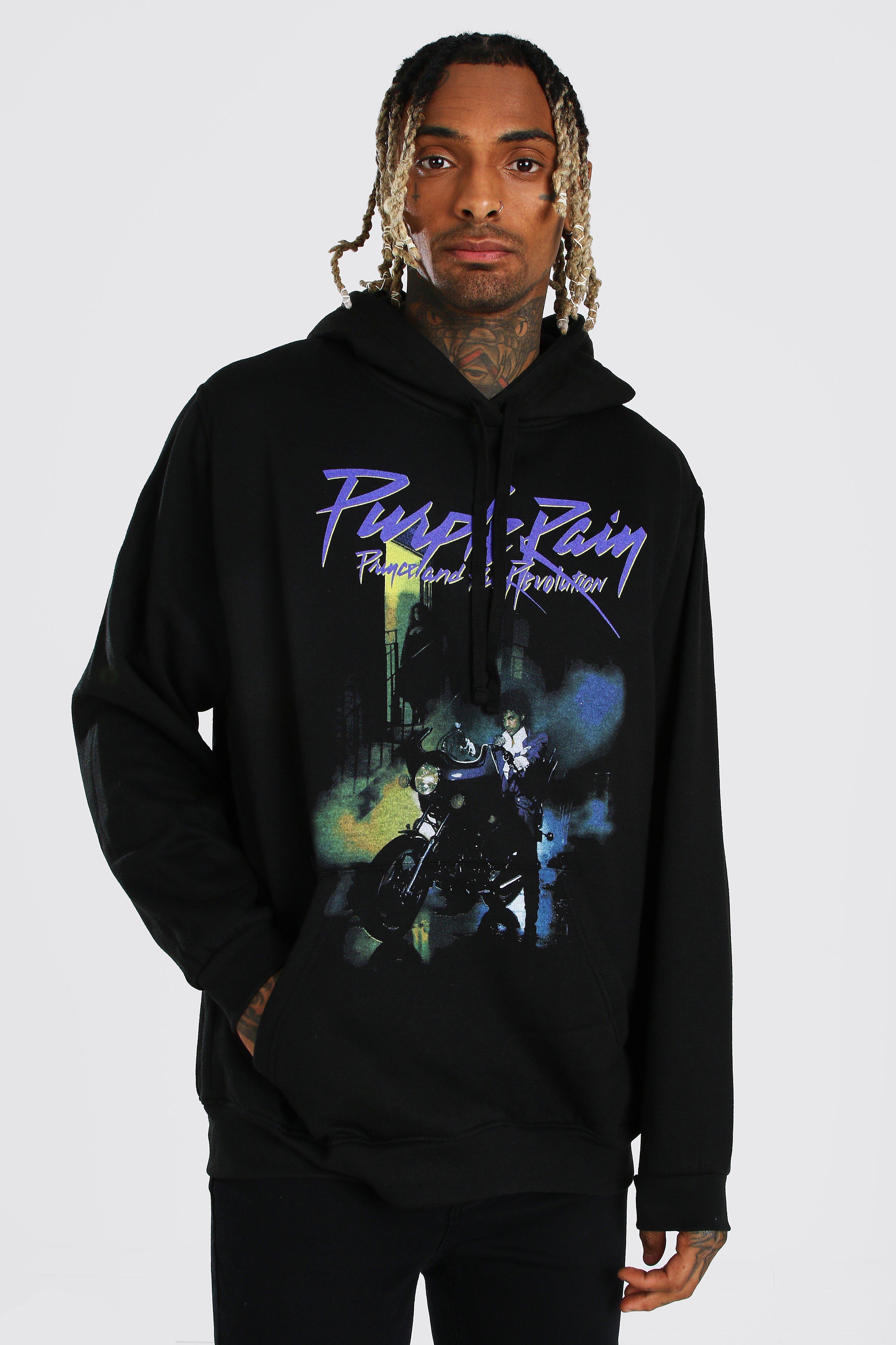 Purple store rain hoodie