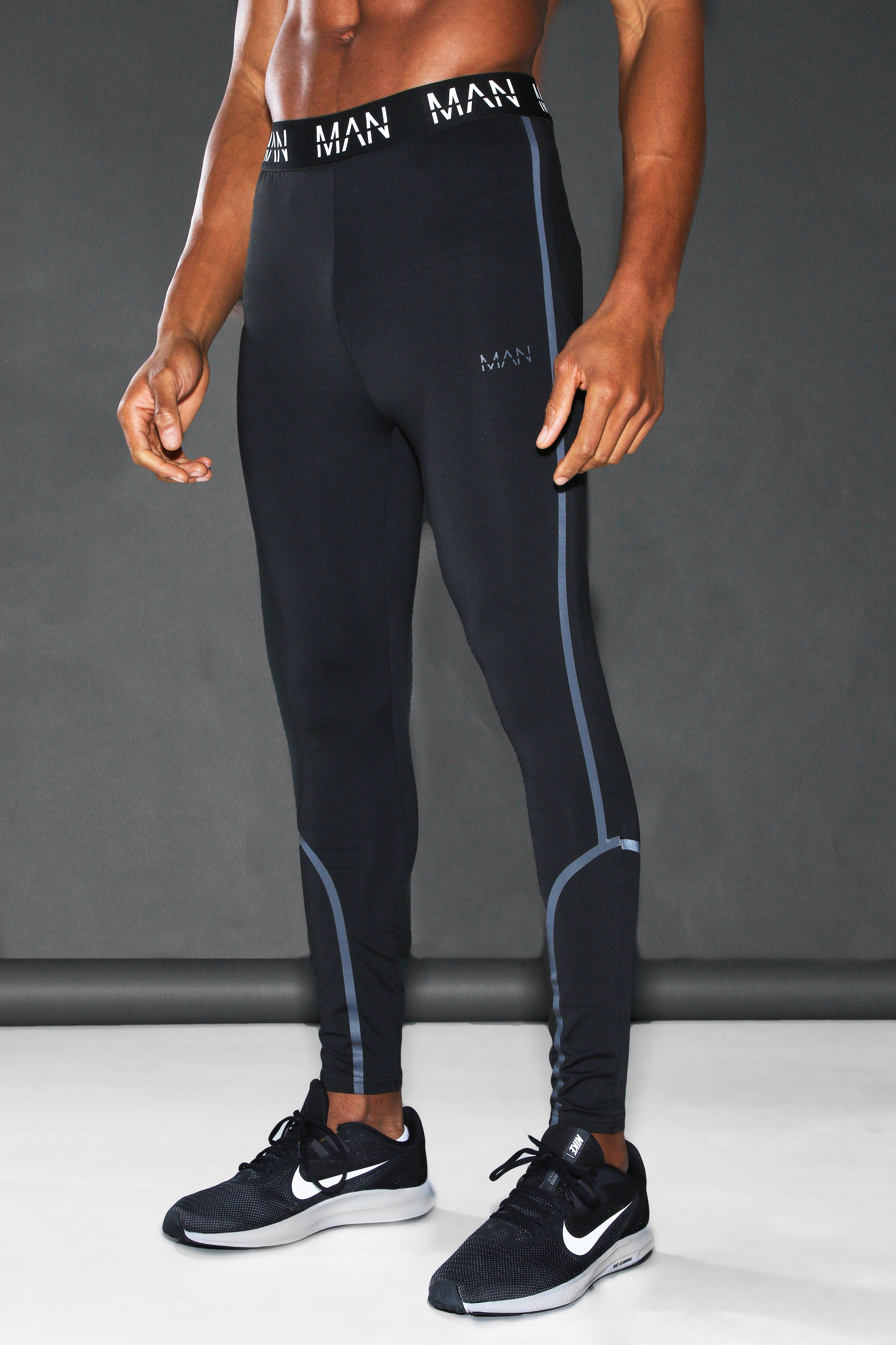Miinto Homme Sport & Maillots de bain Vêtements de sport Legging Homme Taille: M Training leggings Noir 