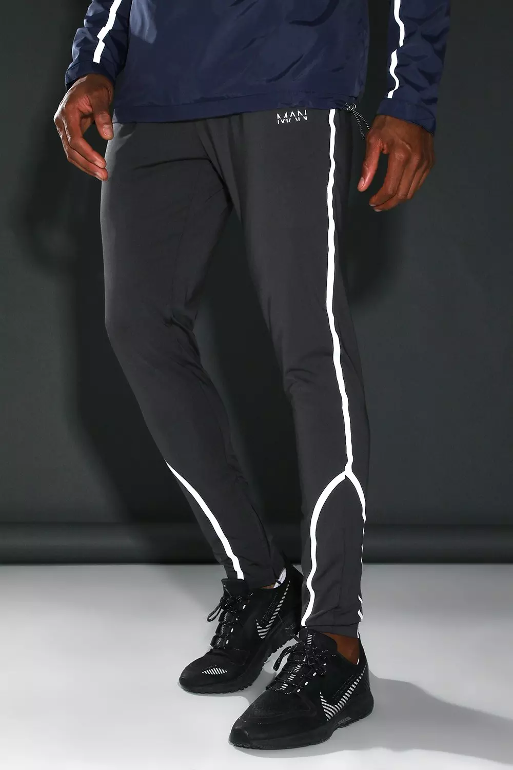 Grey Man Active Reflective Joggers alternative image