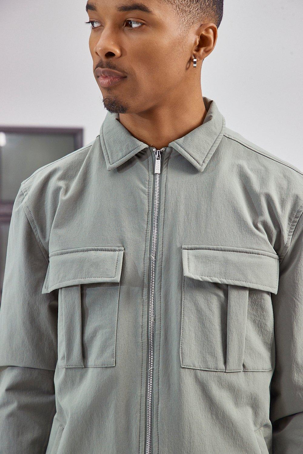 Cargo hot sale green jacket