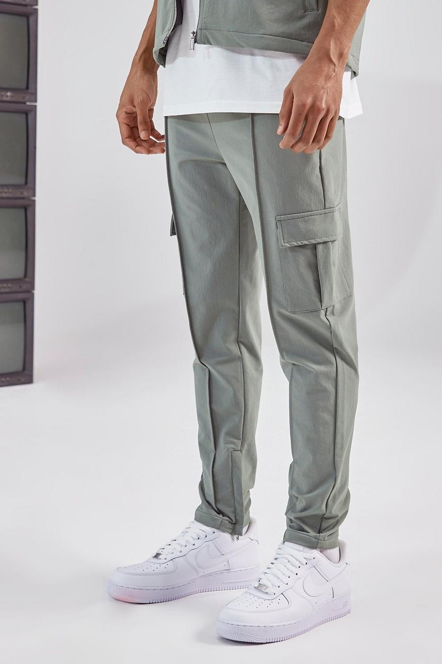 Olive Tailored Cargo Pant image number 1