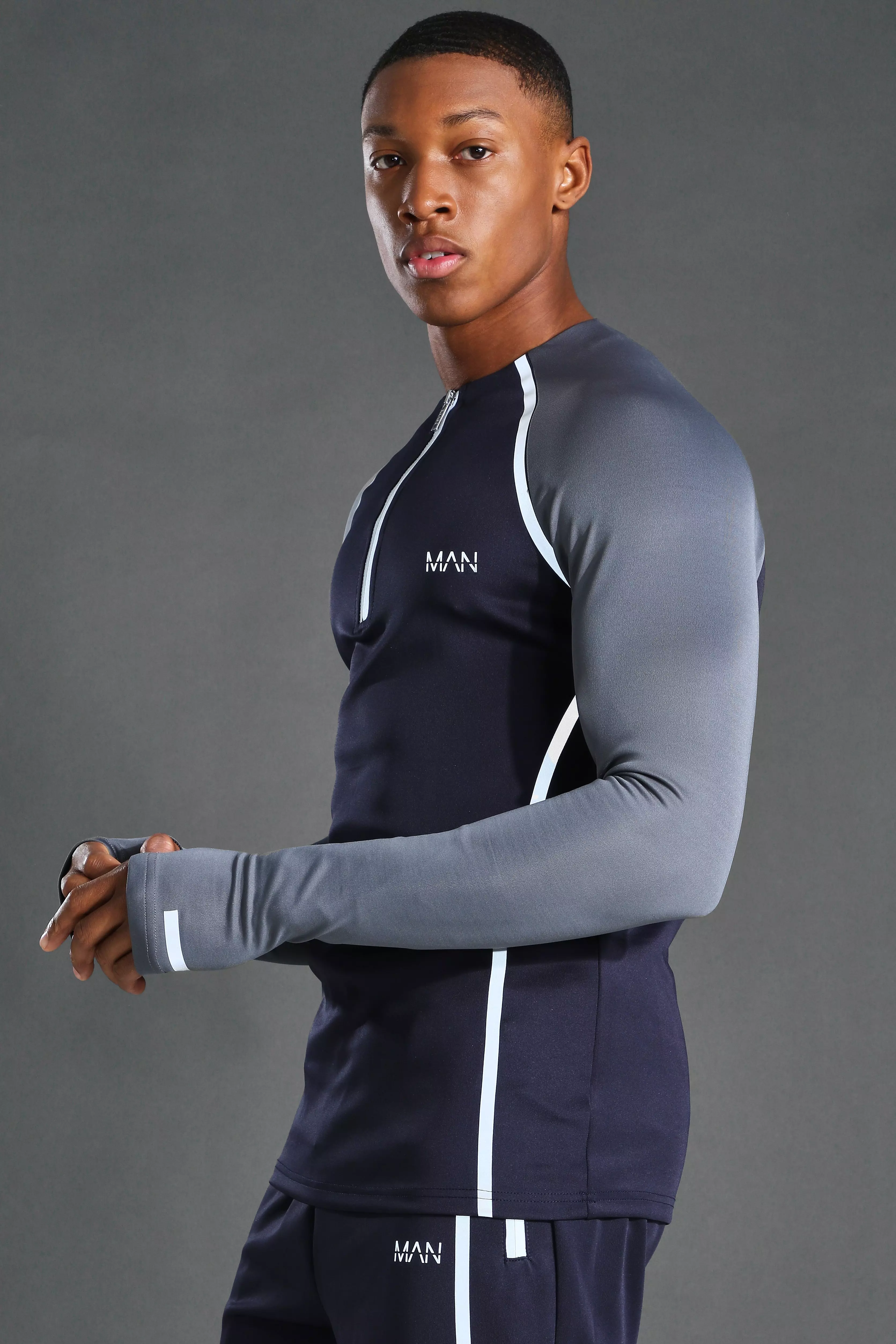 Muscle fit tracksuit new arrivals