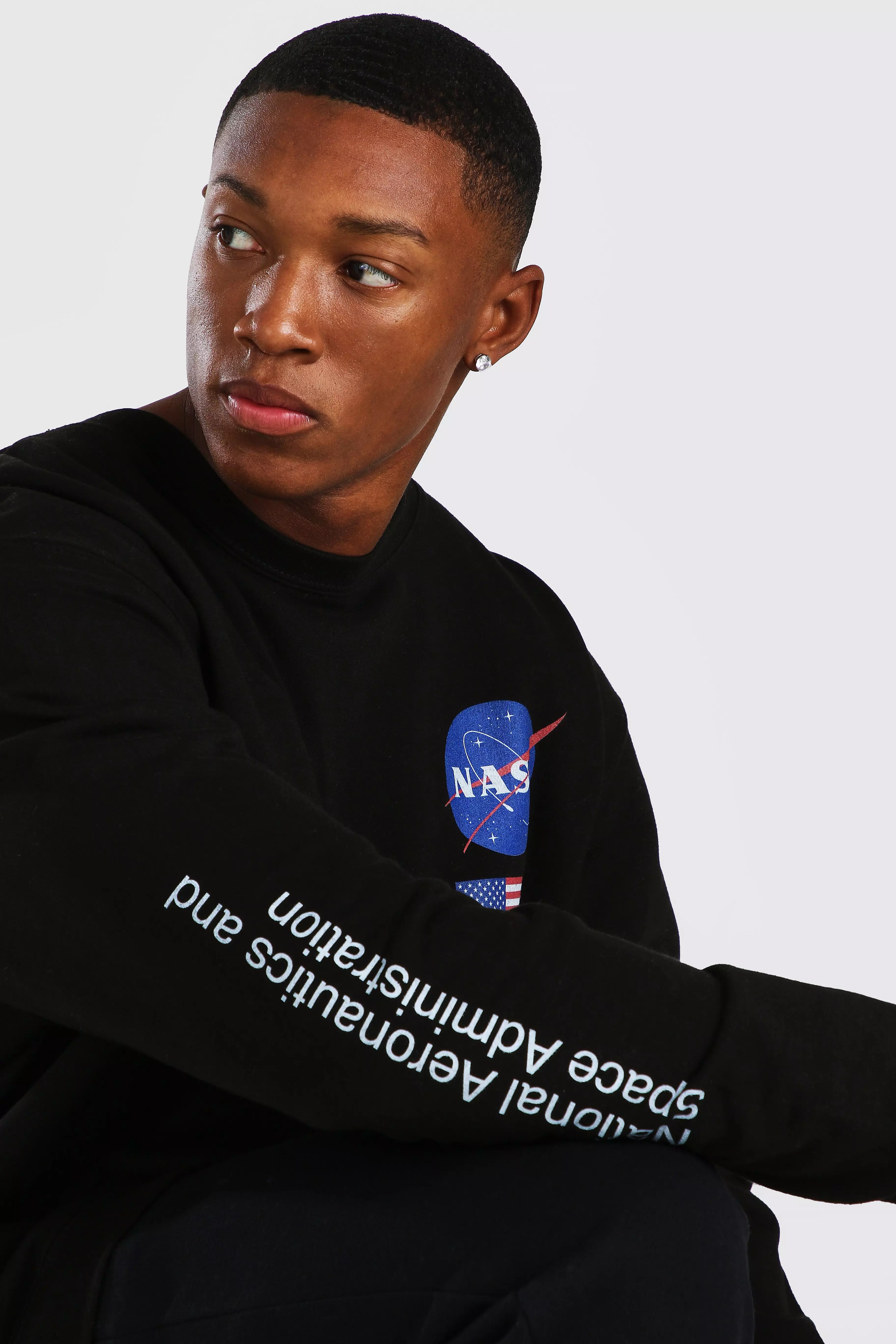 Oversized cheap nasa sweatshirt