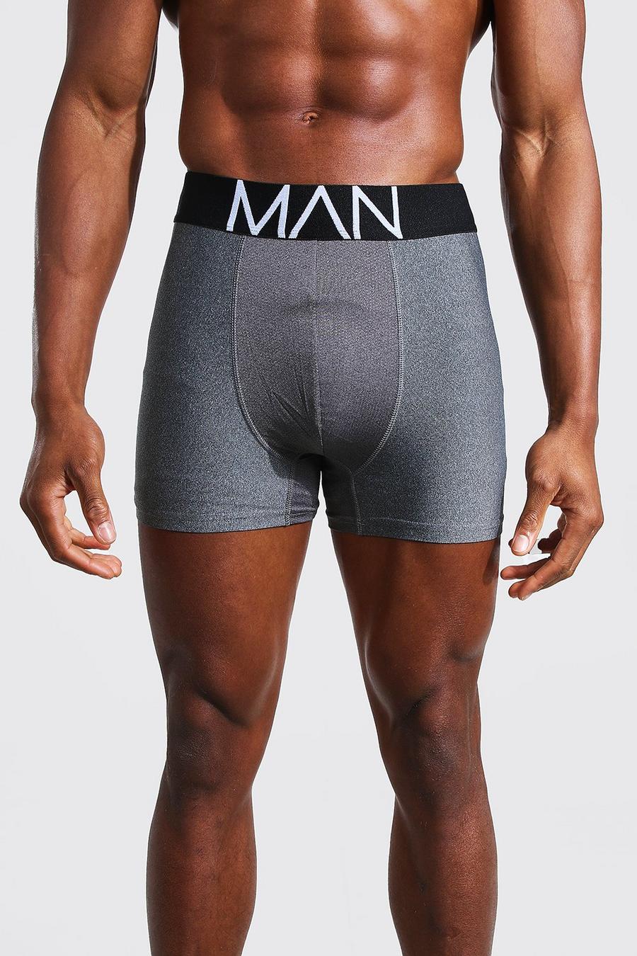 Charcoal MAN Dash Sports Boxer image number 1