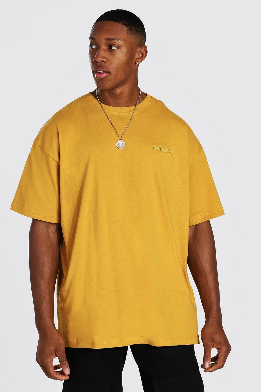 Mustard Official Man Oversized T-Shirt image number 1