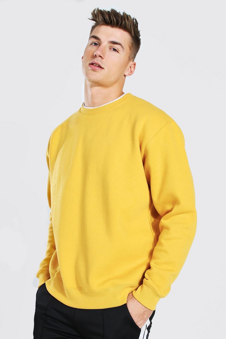 Mustard Oversize sweatshirt image number 1