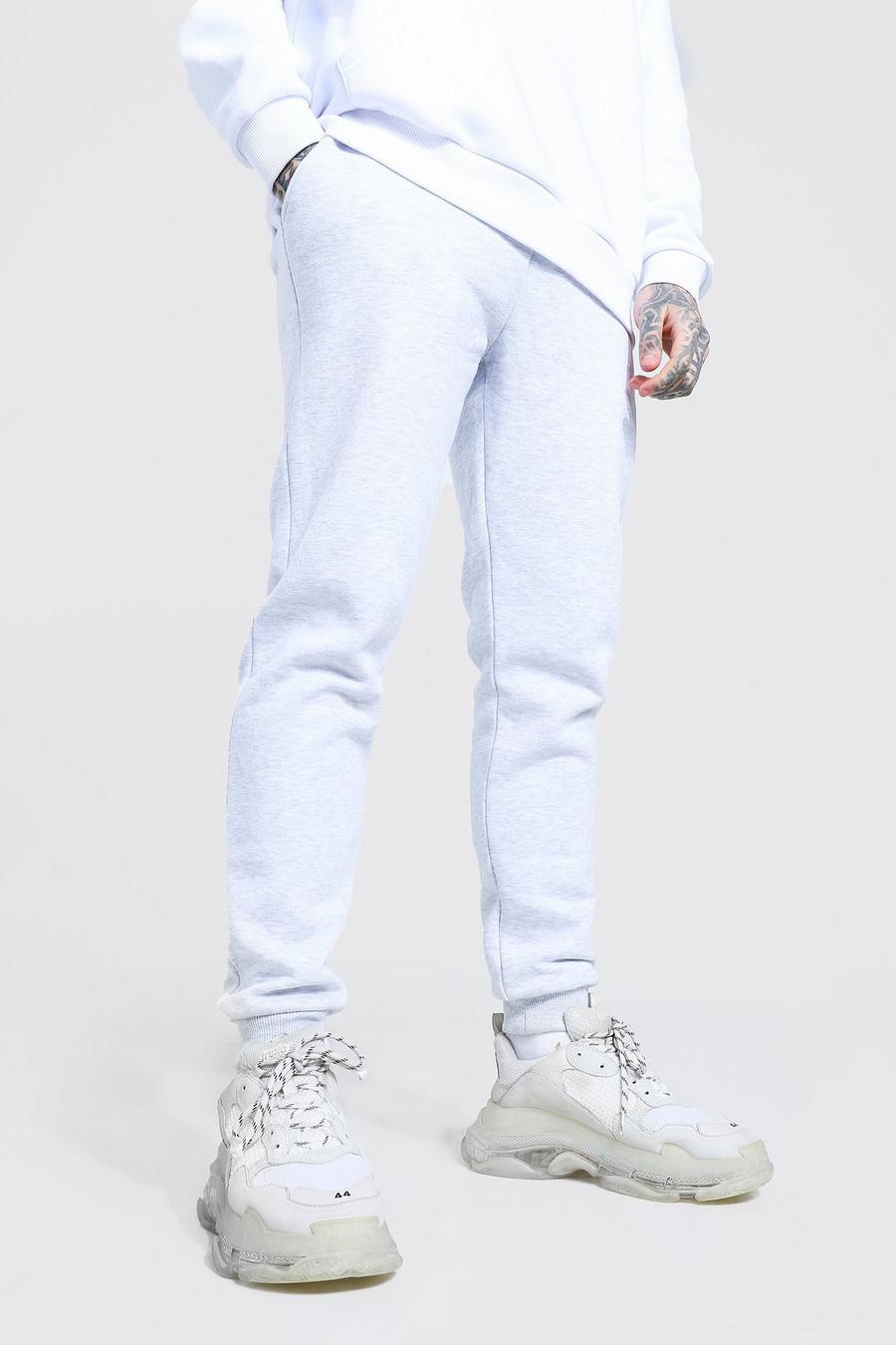 Ash grey Slim Fit Basic Track Pants image number 1